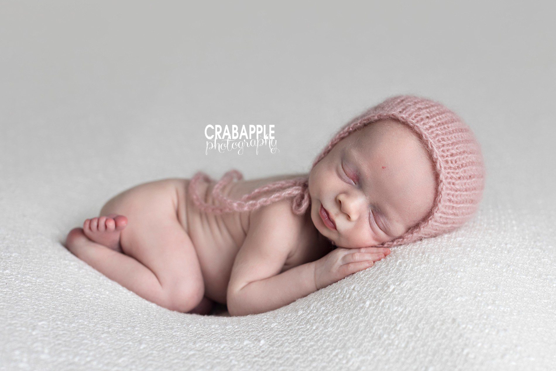 Timeless newborn portrait photography