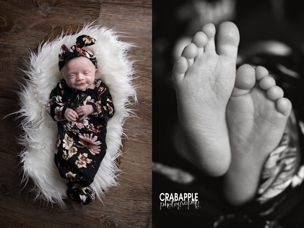 Professional newborn portrait photography in Merrimack Valley Massachusetts