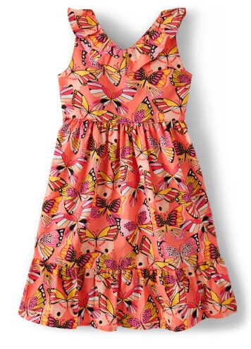 Butterfly dress for spring portraits.