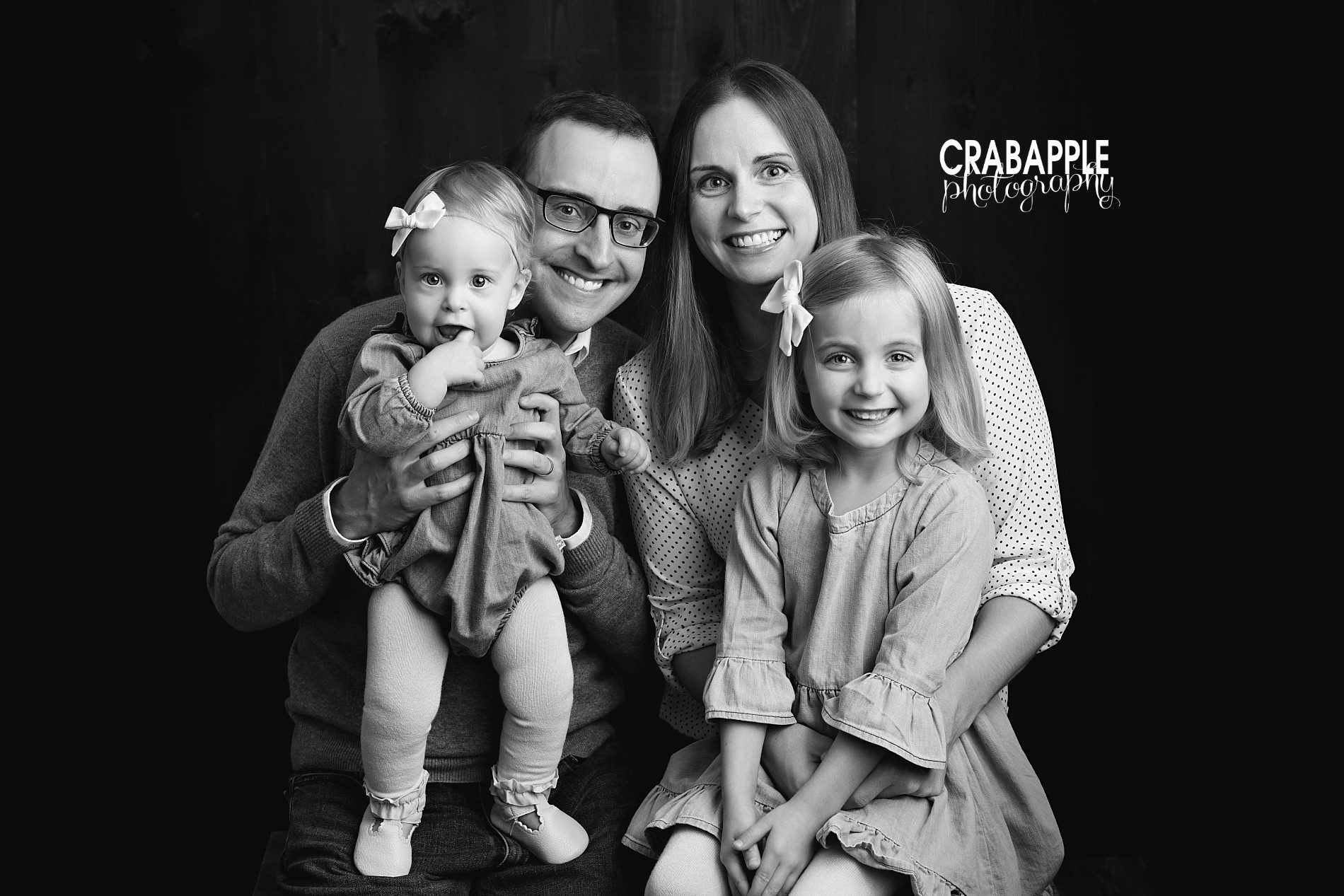 Black and white family photo ideas