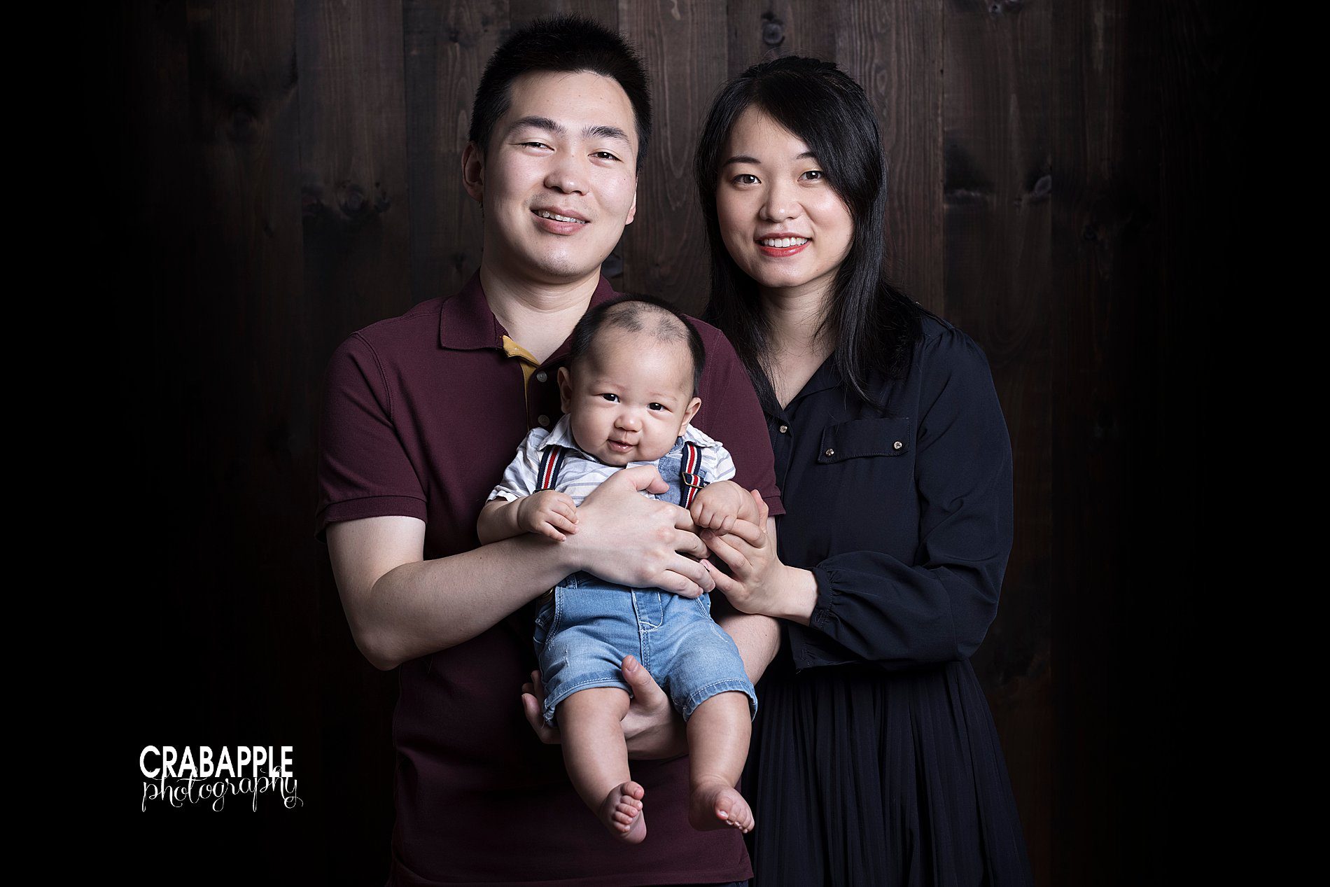 family photos with 100 day old baby