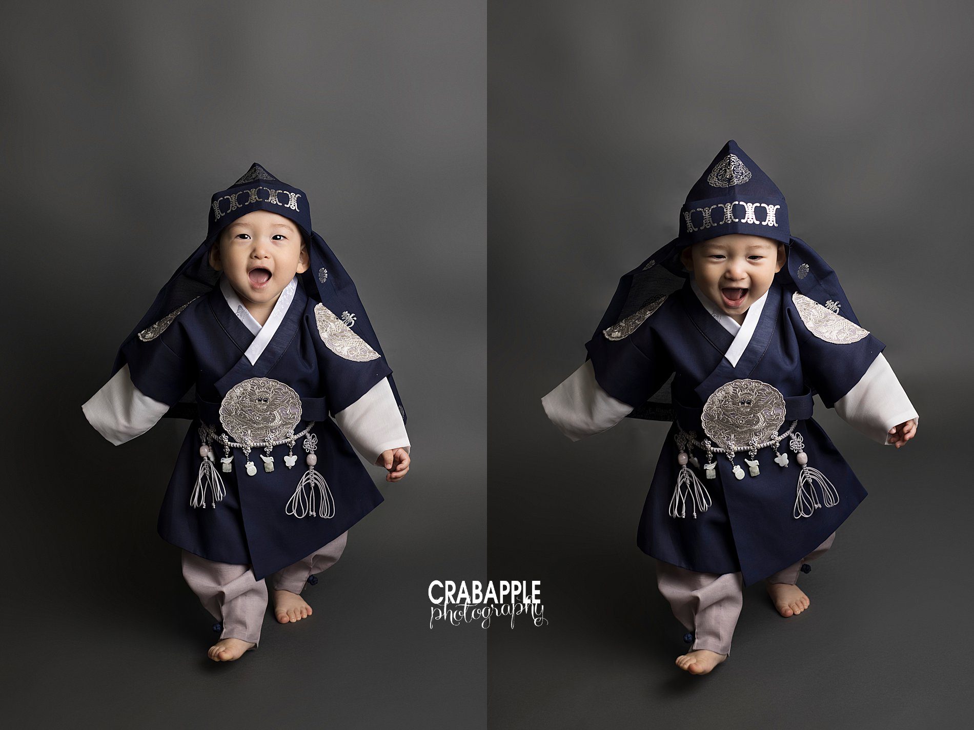 traditional baby photos with hanbok