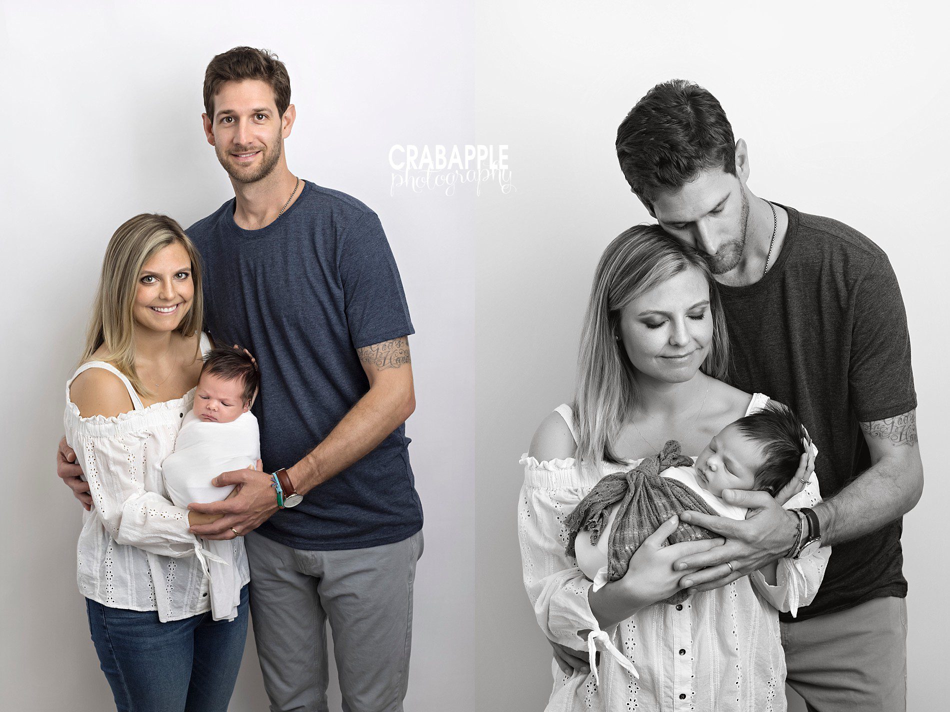 Family photos with newborn 
