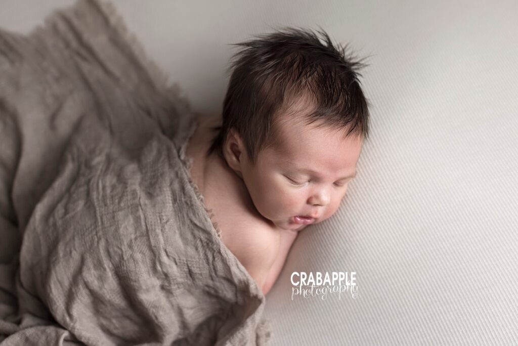 light and airy newborn pictures for boys