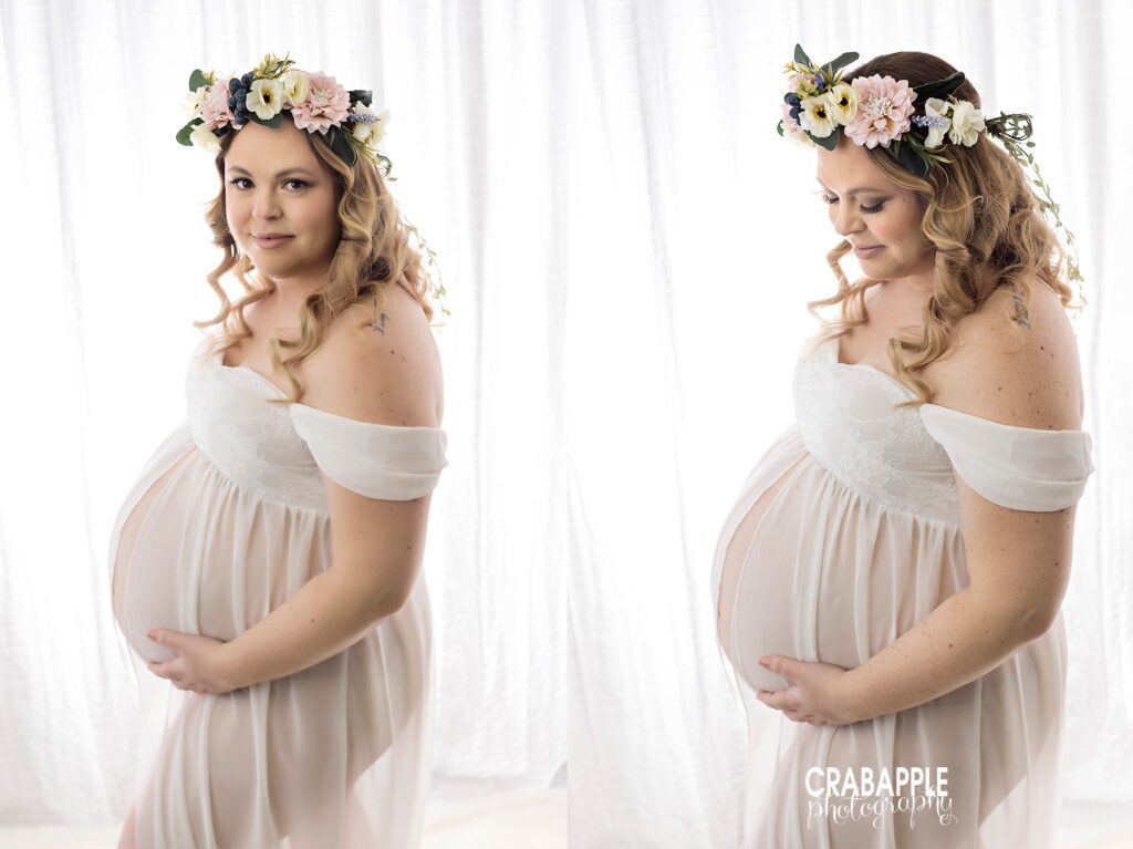 ethereal and whimsical maternity photos