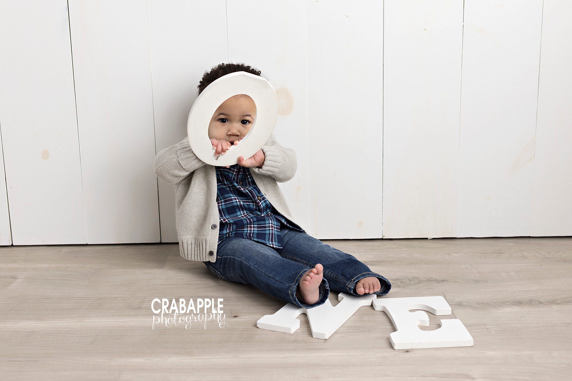 Using props and accessories during baby portrait photography sessions