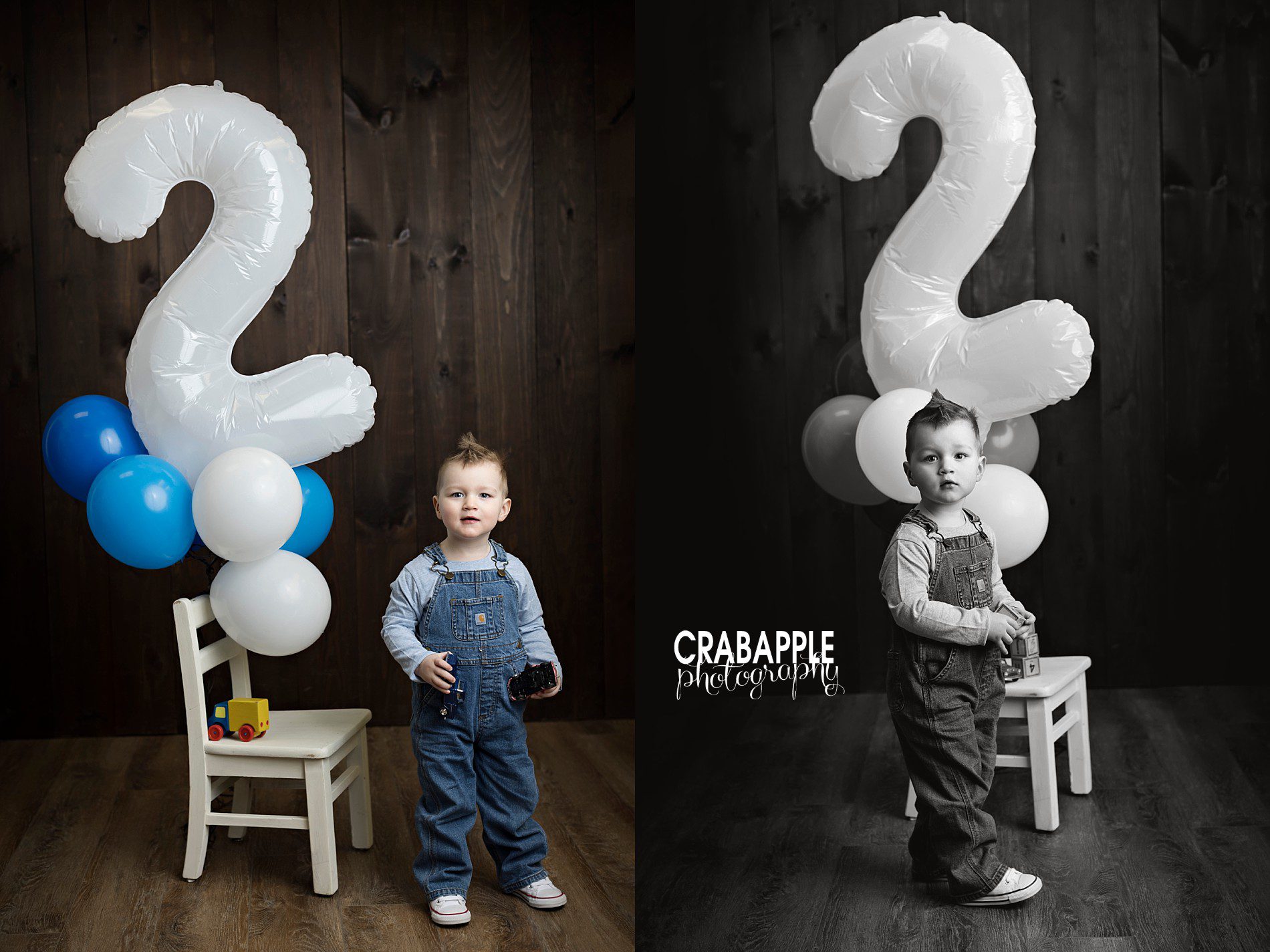 ideas for two year photos with giant 2 balloon