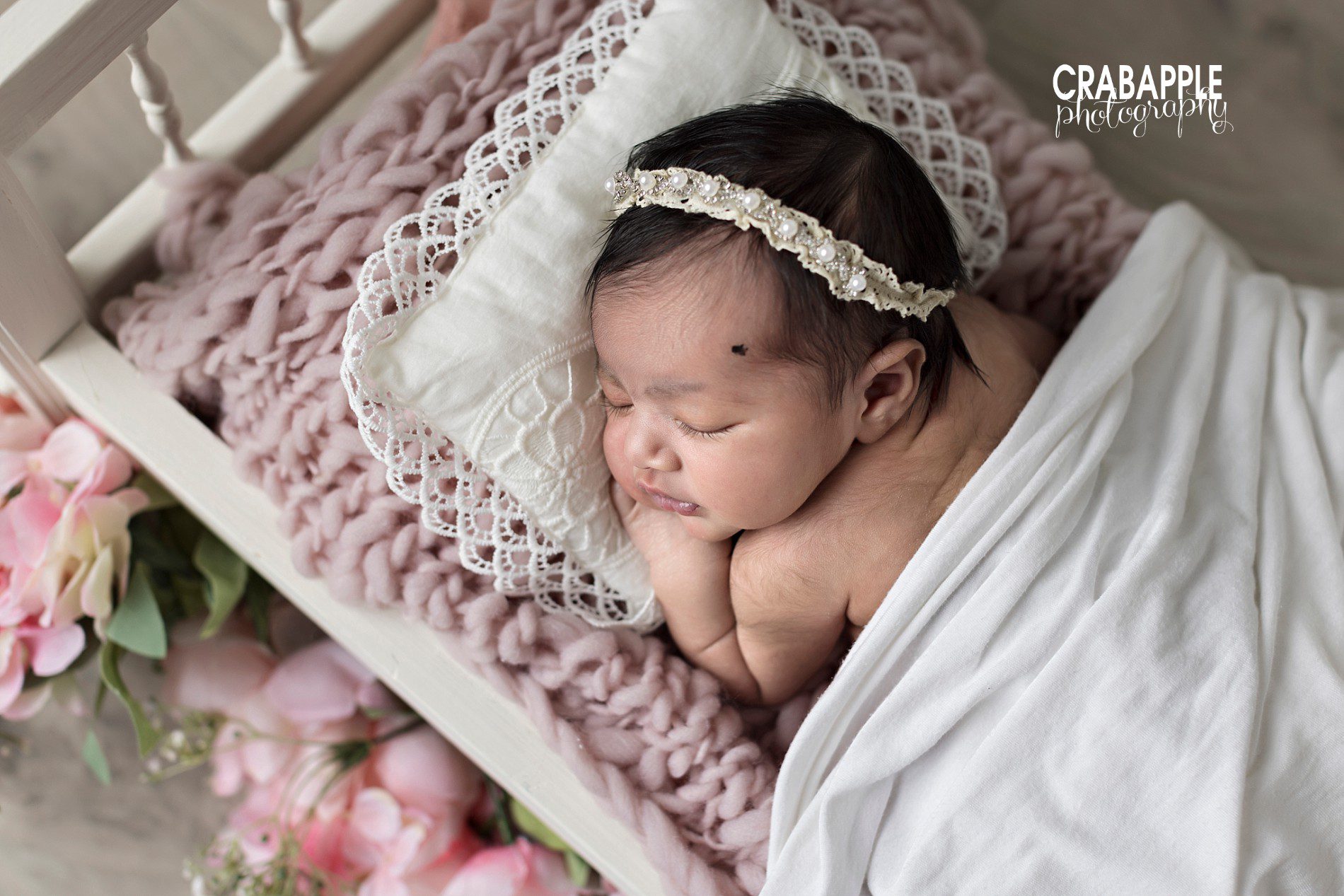 beautiful princess newborn photos
