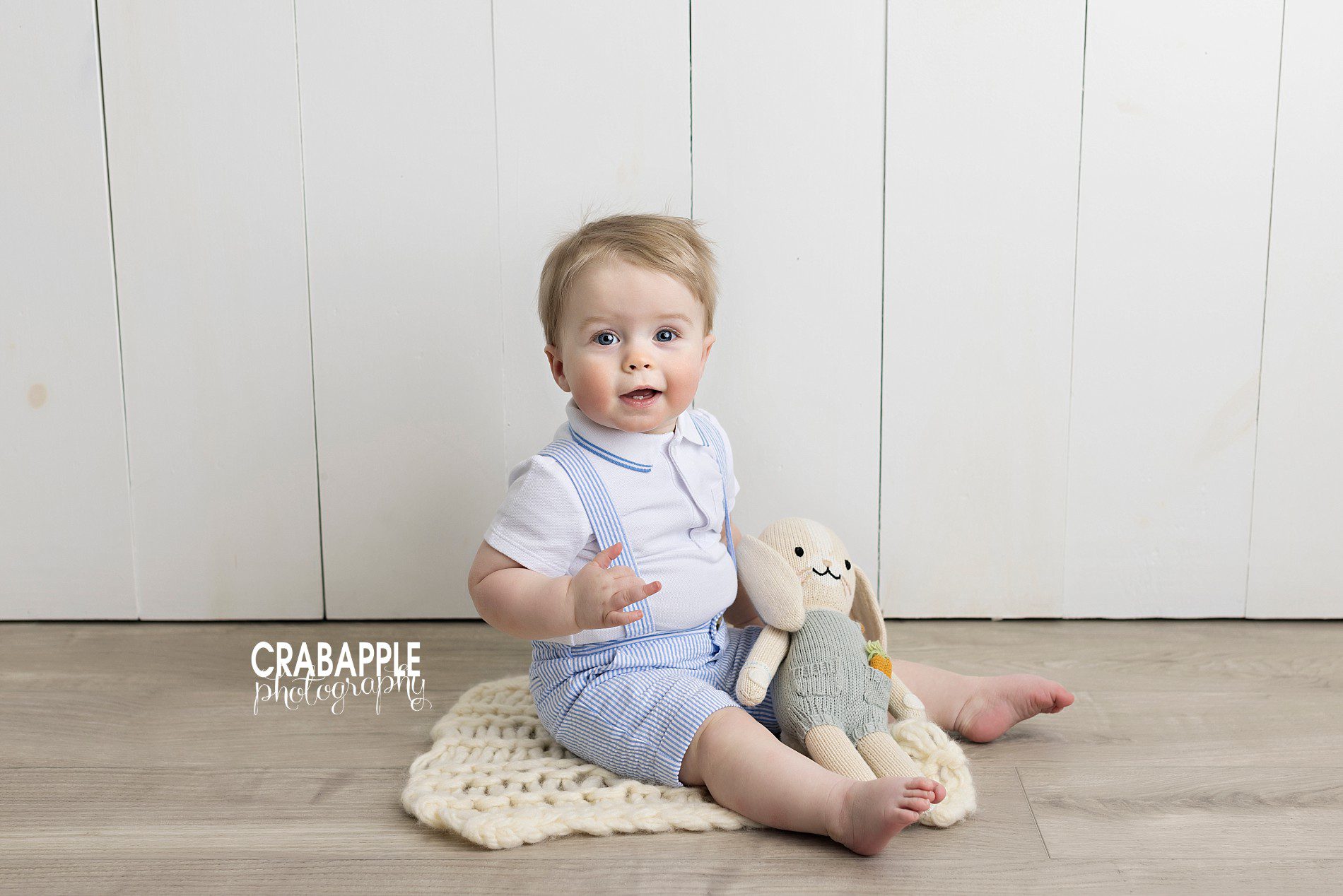 spring themed 9 month baby photos