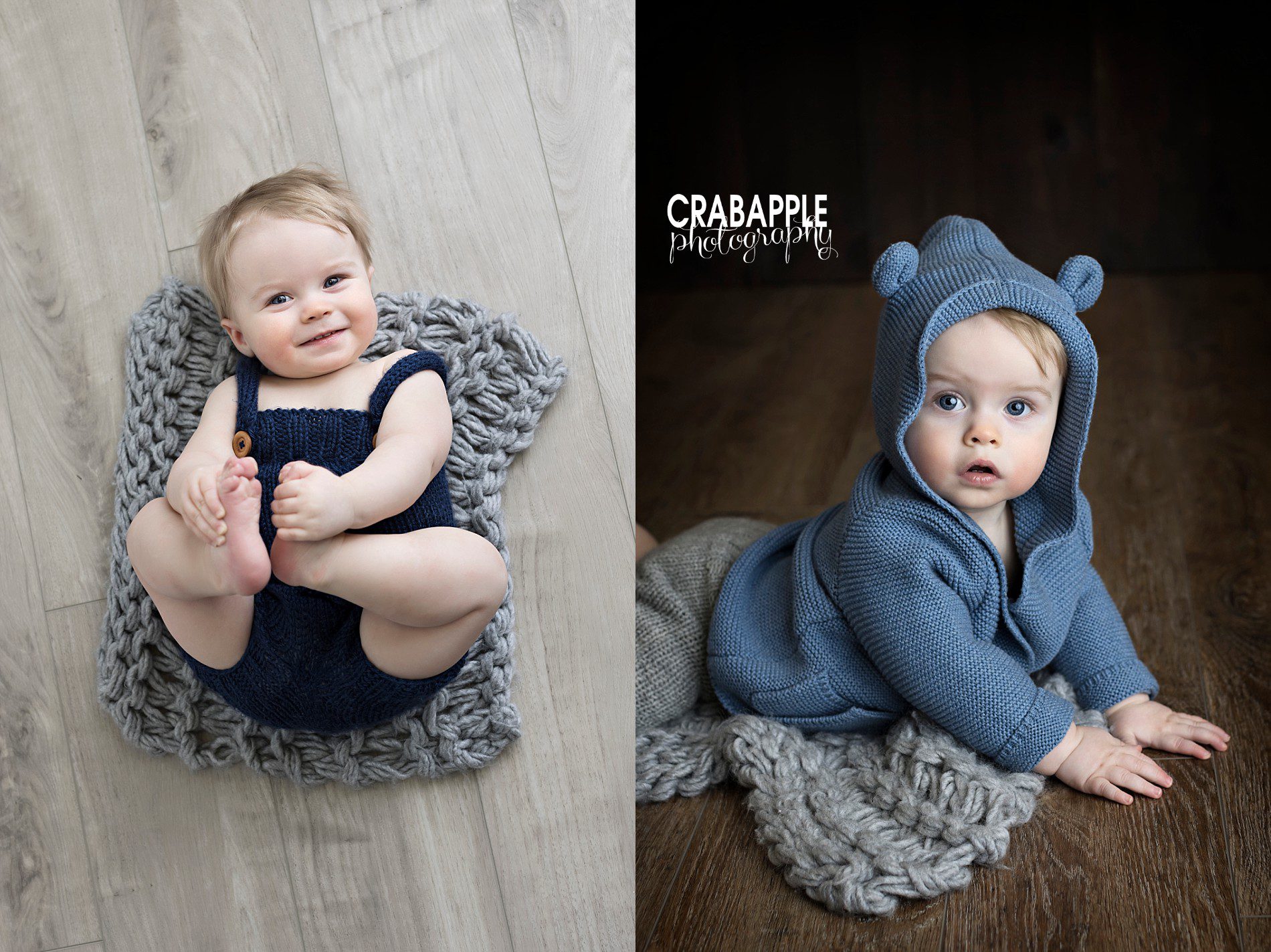 9 month portraits for baby boy