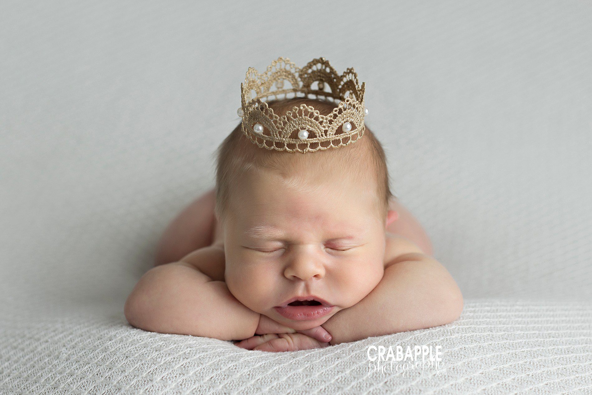 princess newborn portraits