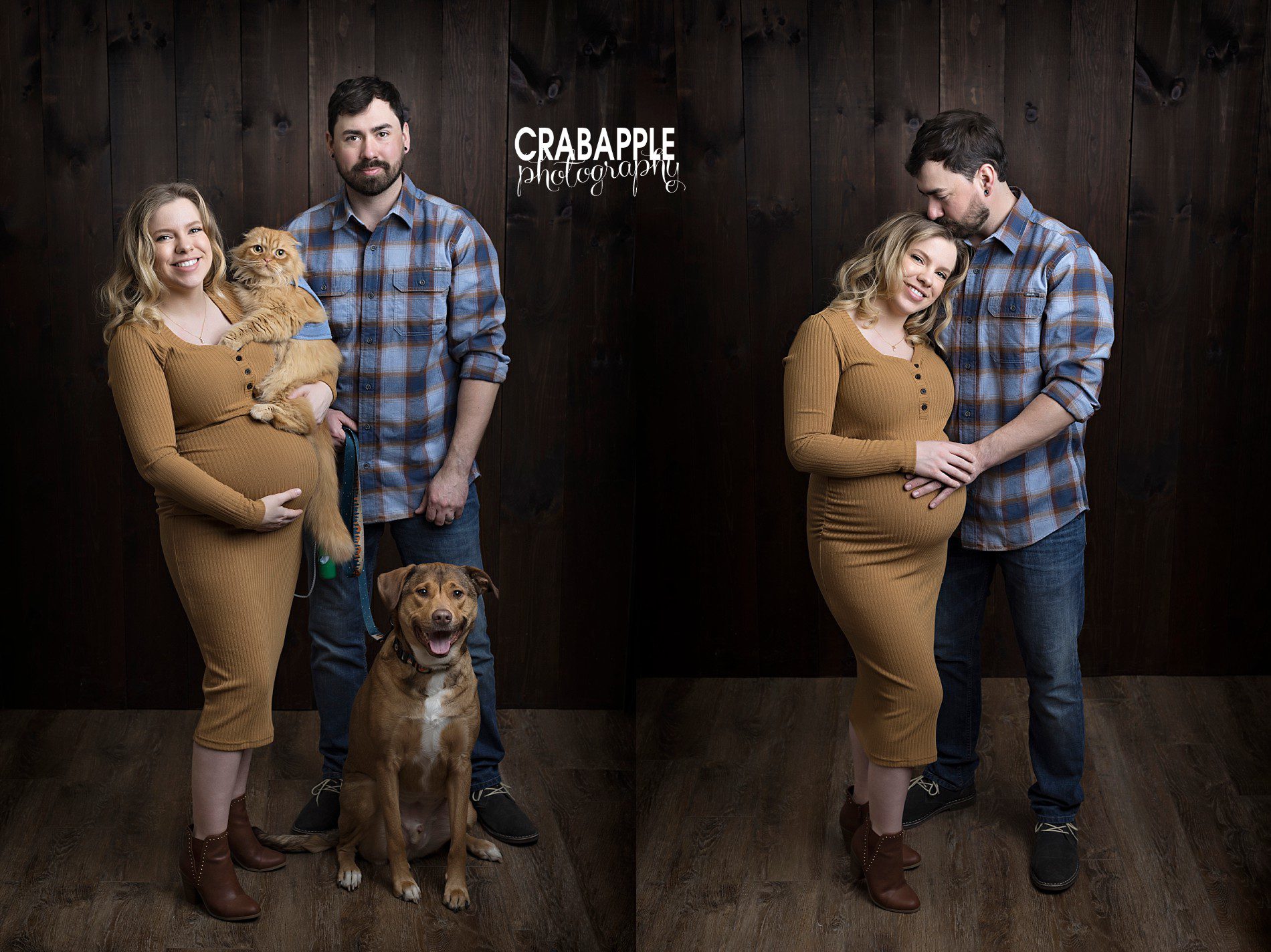 including pets in maternity photos