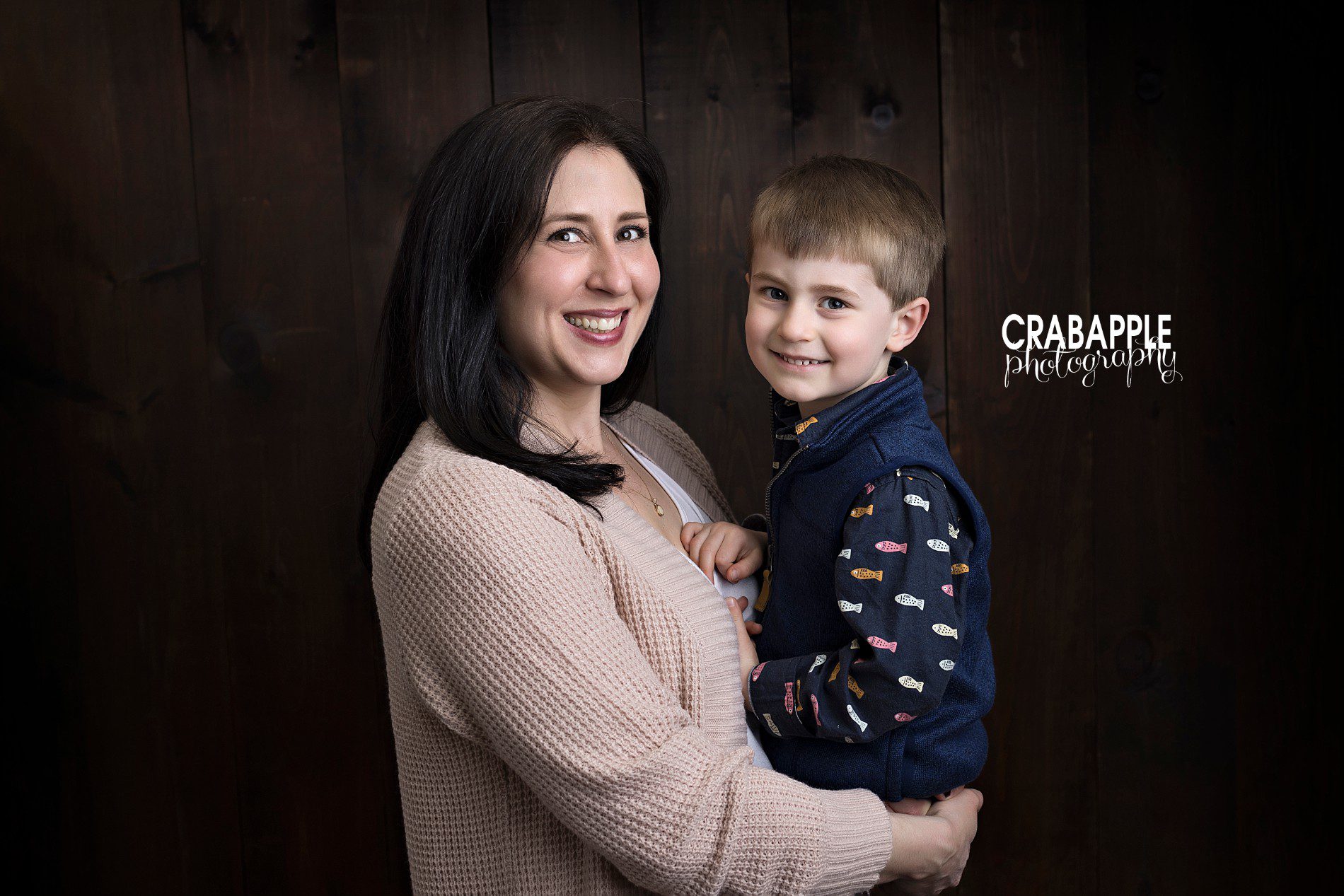 mother and son portraits