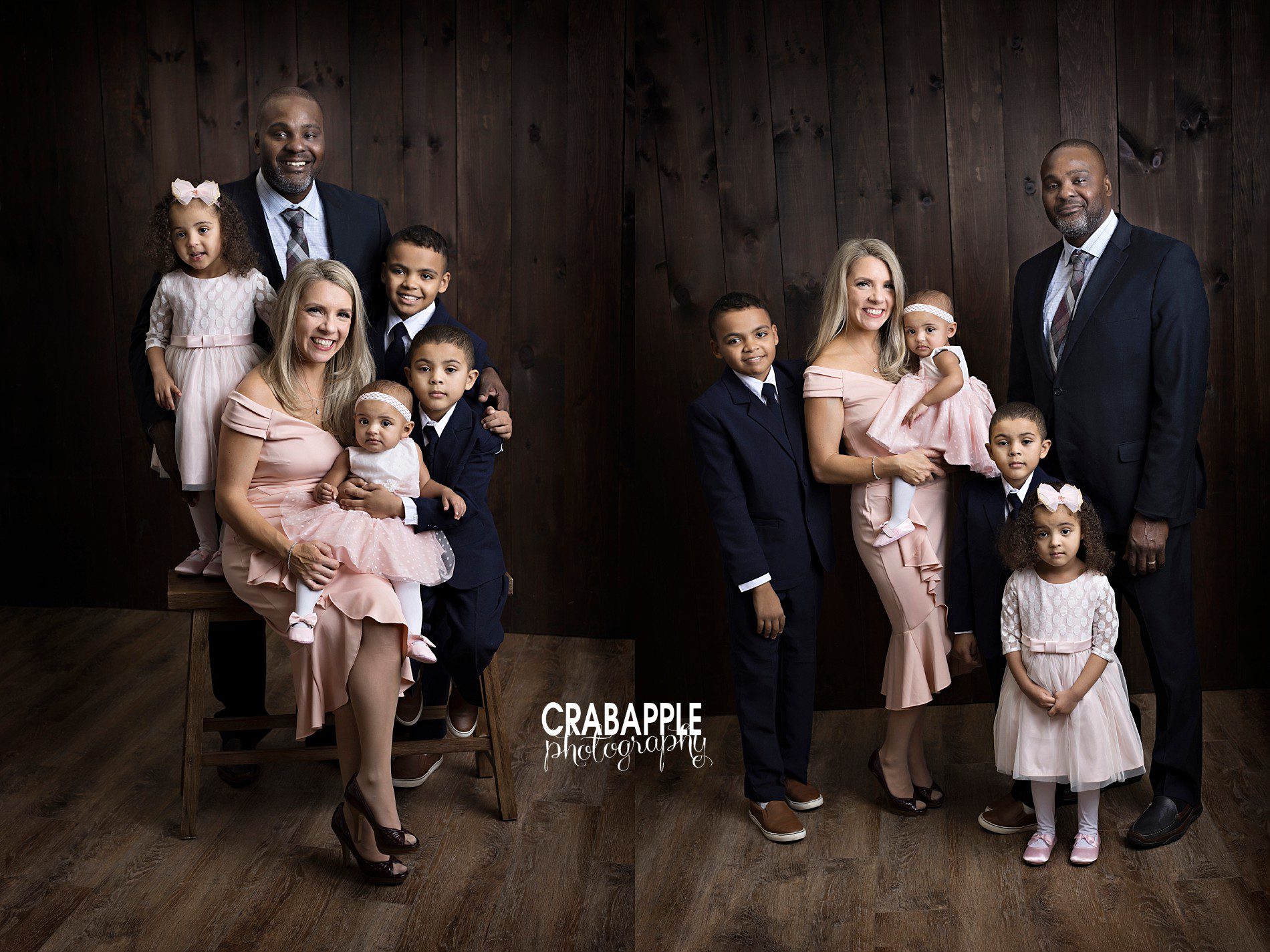 formal styling for family photos with kids