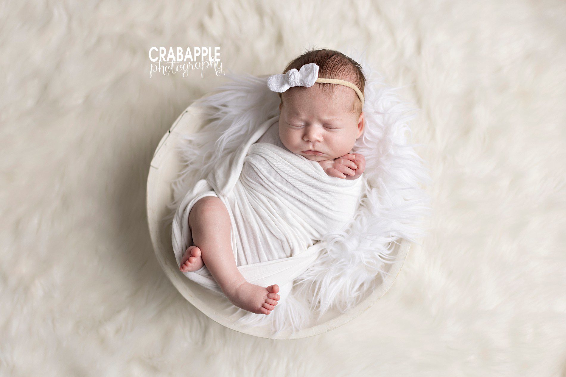 all white newborn portrait styling ideas for photos