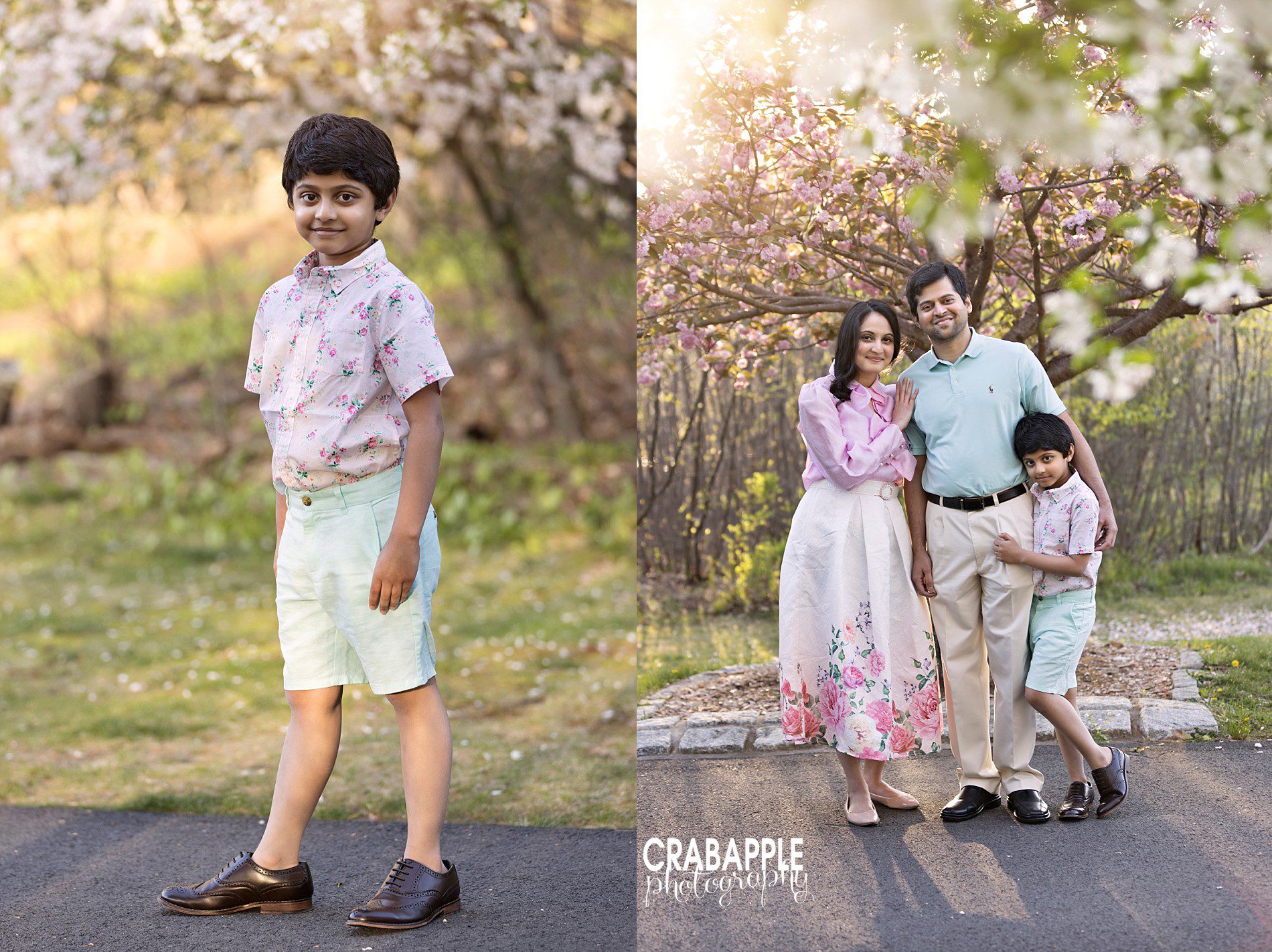outdoor family and child portrait ideas