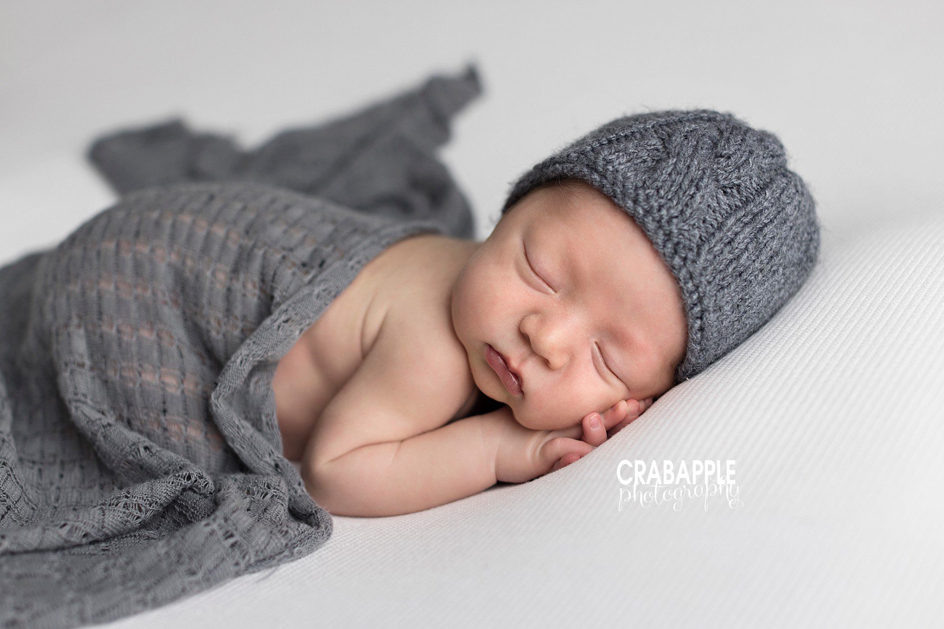 gray newborn pictures for boys
