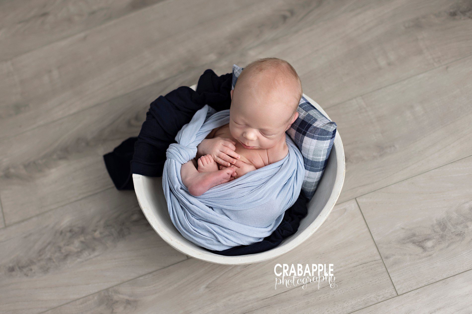 blue and gray newborn photo ideas for boys