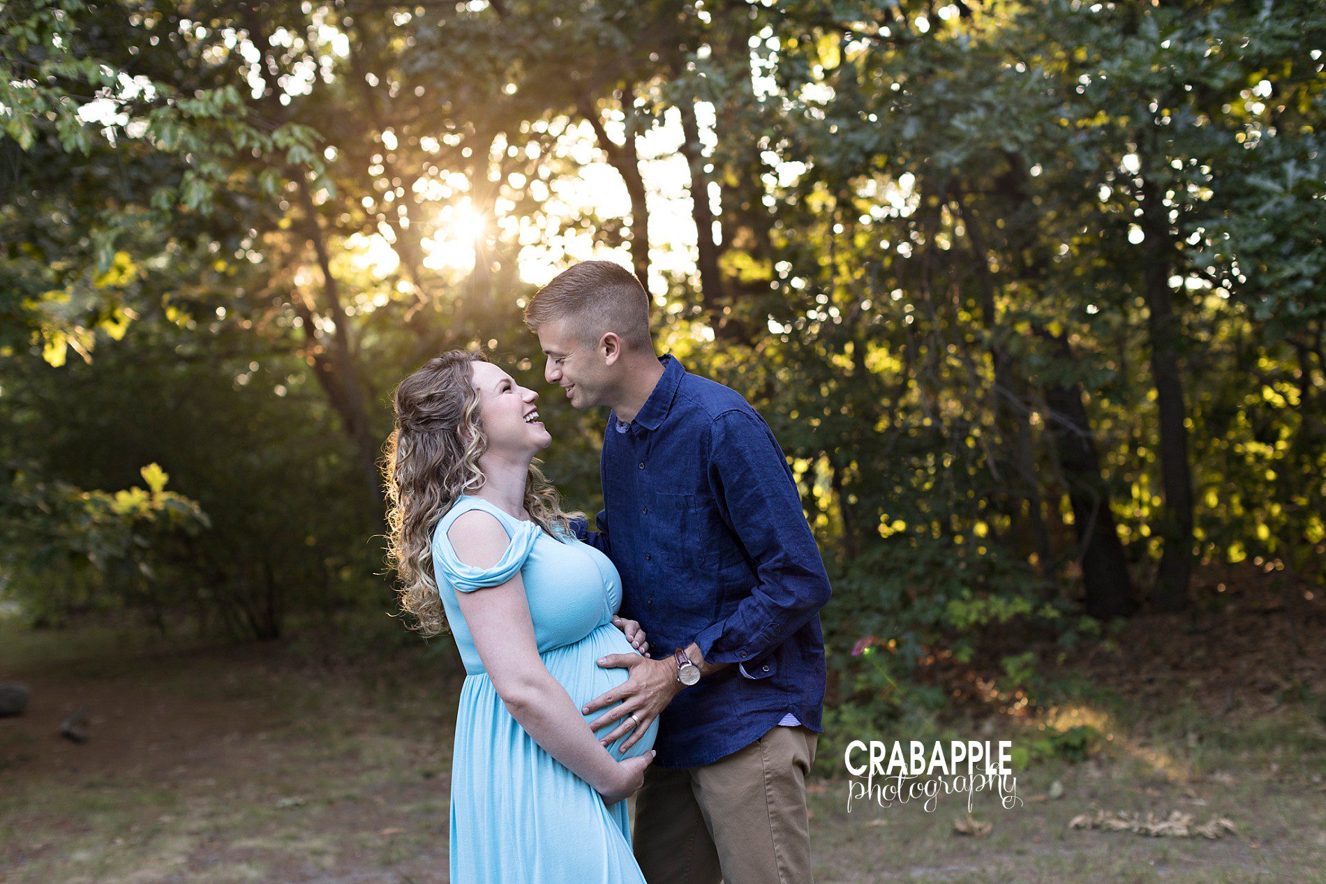 summer sunset maternity pictures