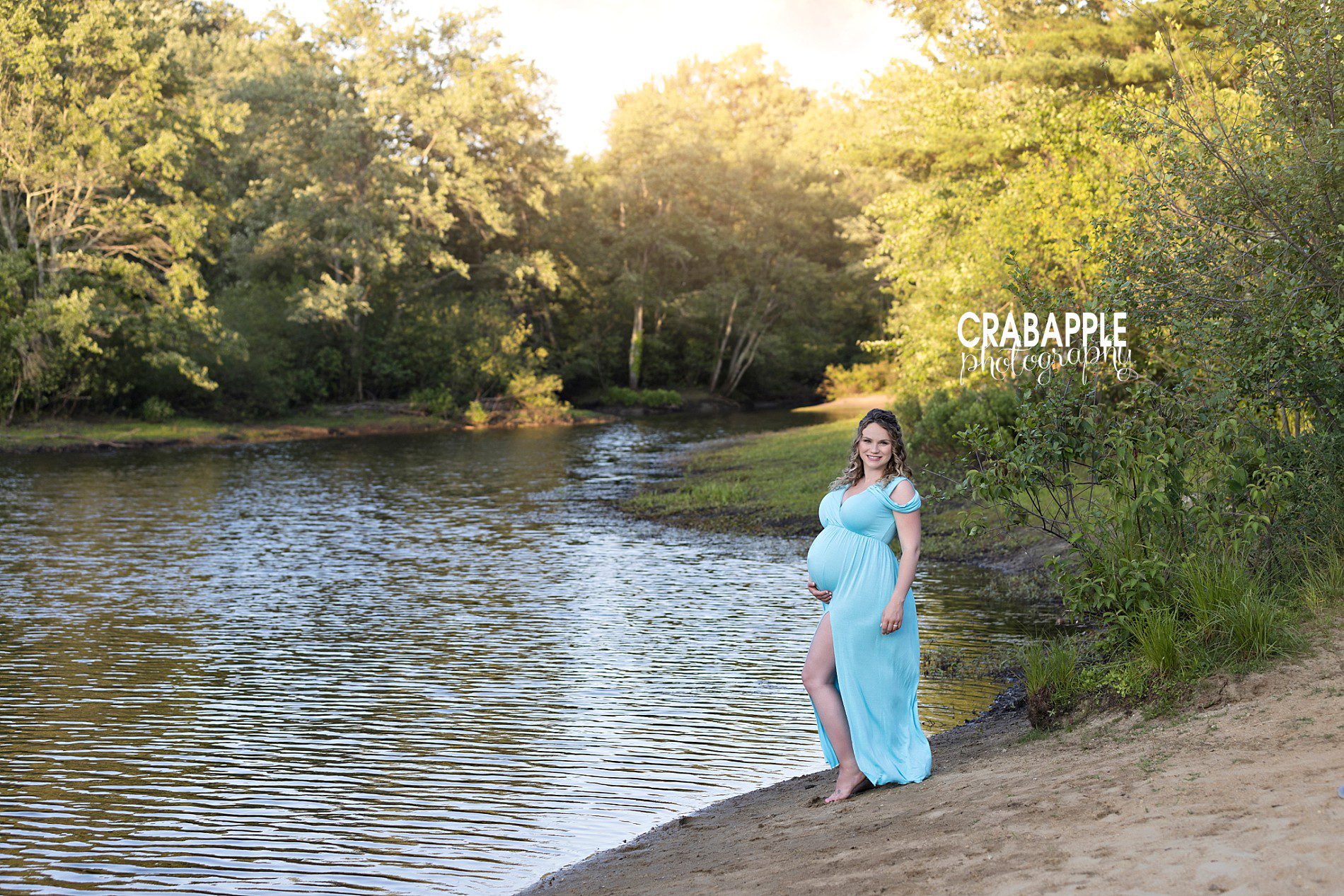 waterside maternity photos