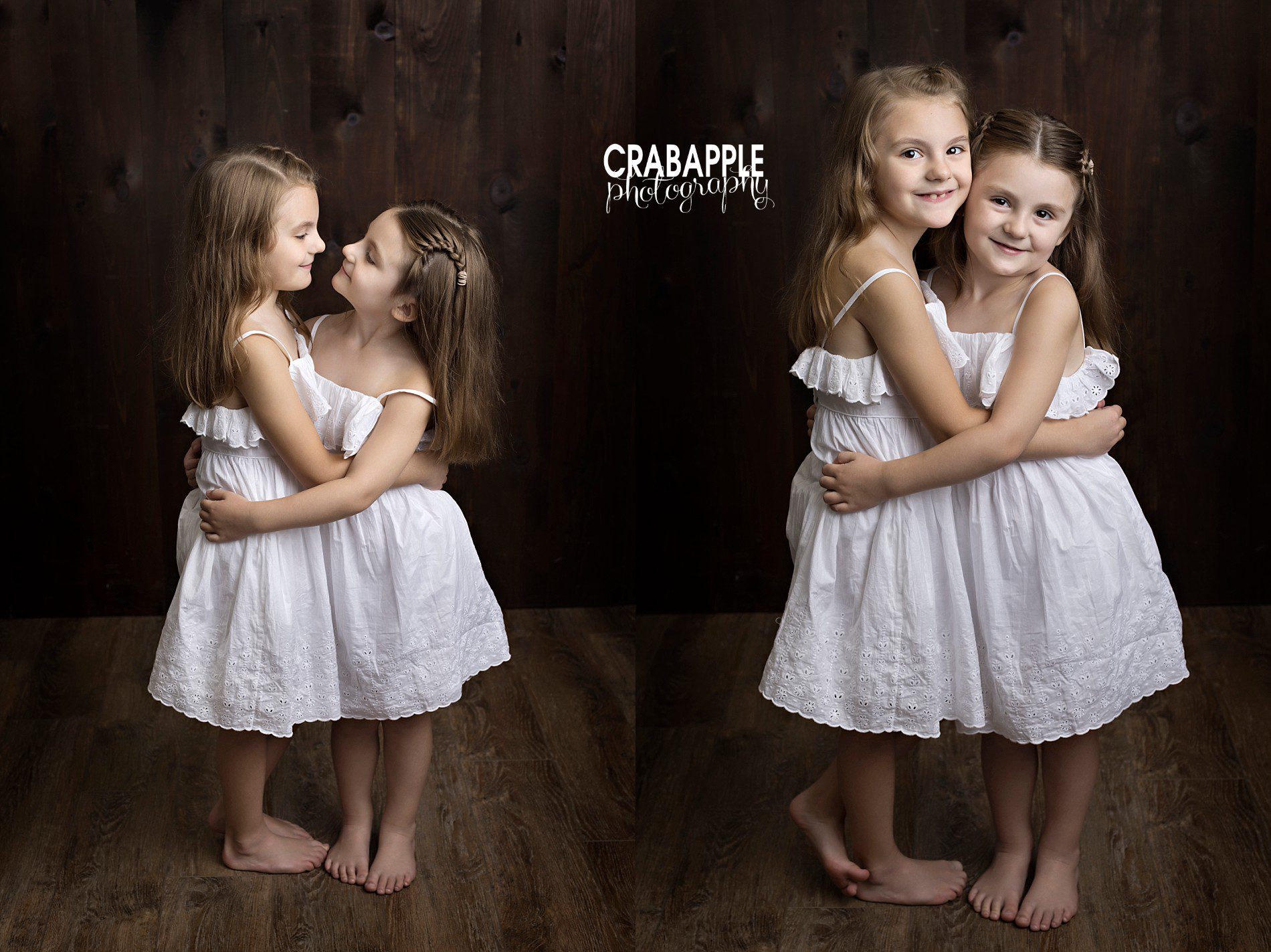 pose ideas for sisters for portraits