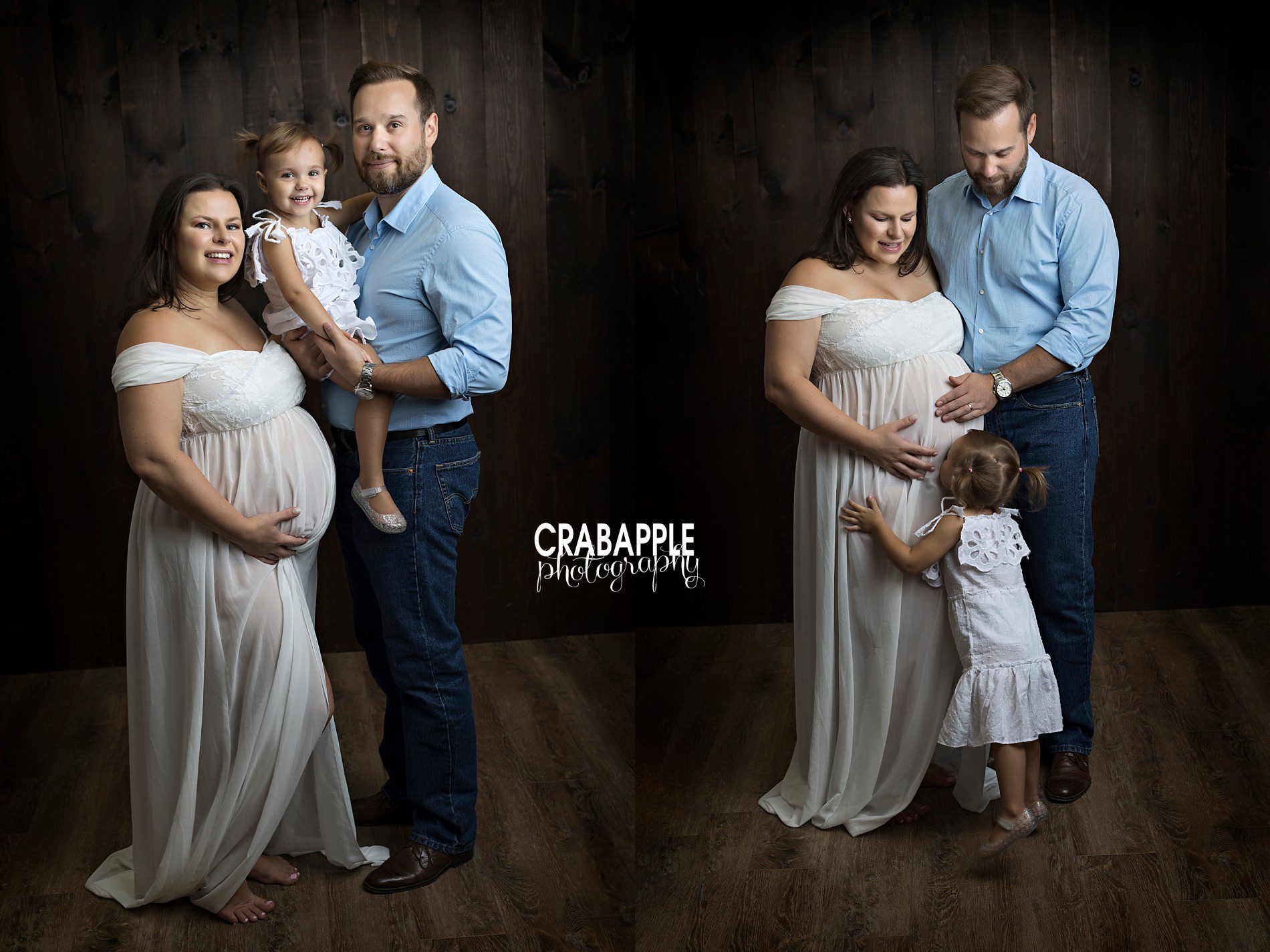 including toddler siblings in maternity photos