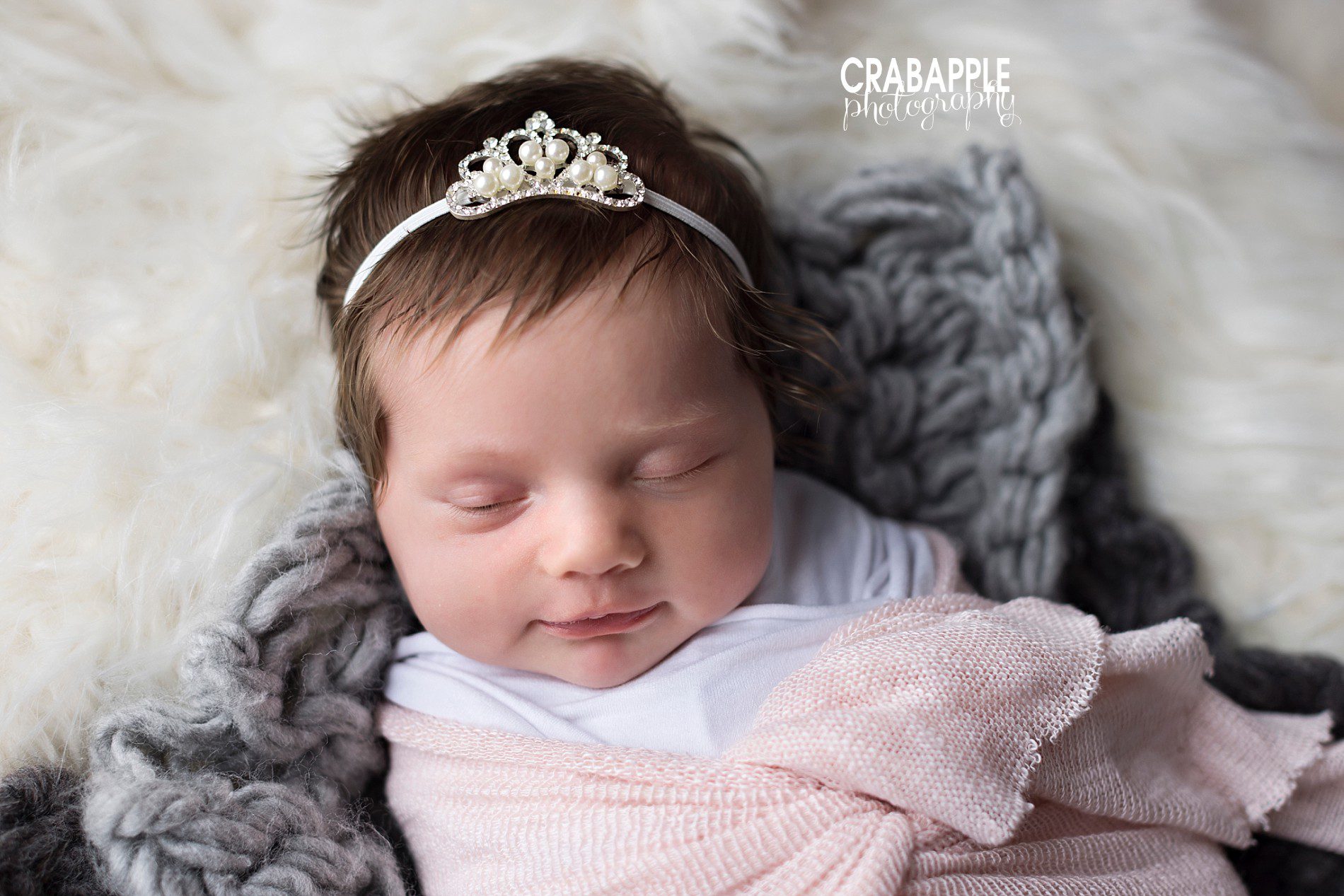 princess newborn photos