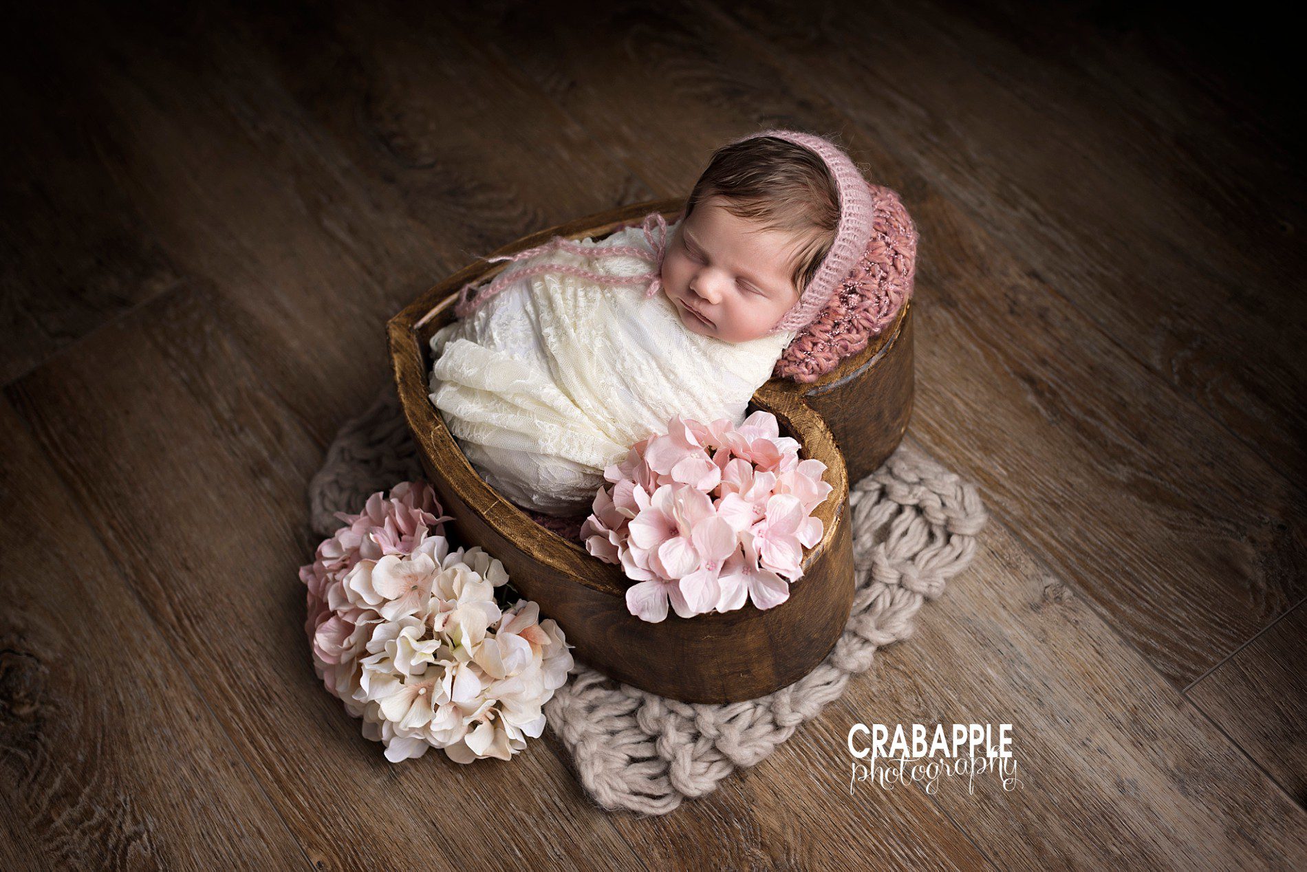 flowers for newborn photos for baby girls