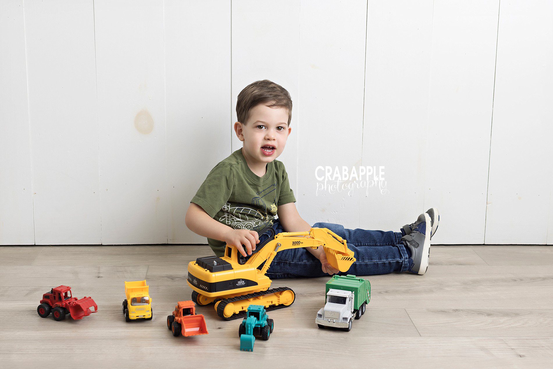 toddler photos with trucks