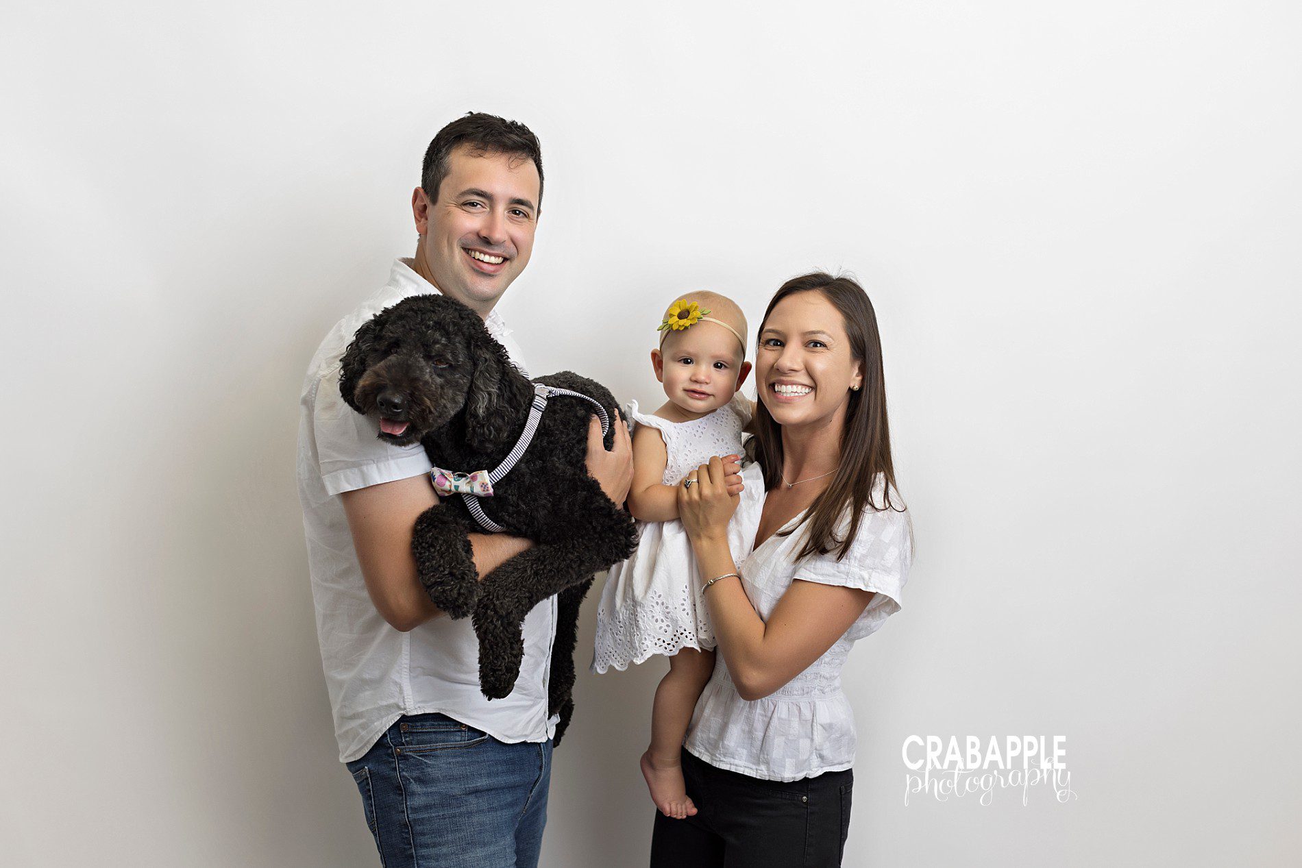 family photos with dog