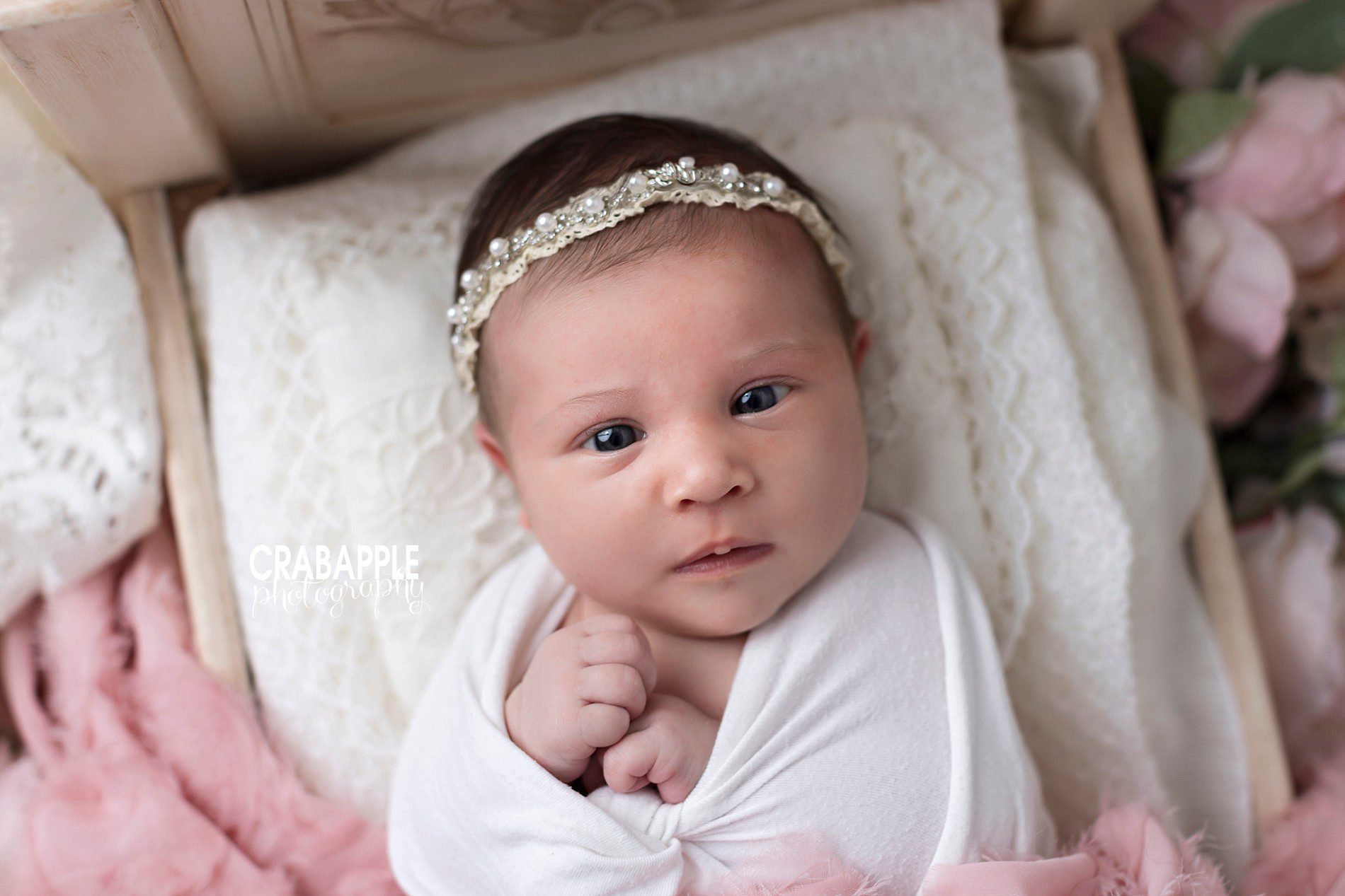 princess newborn photos for girls