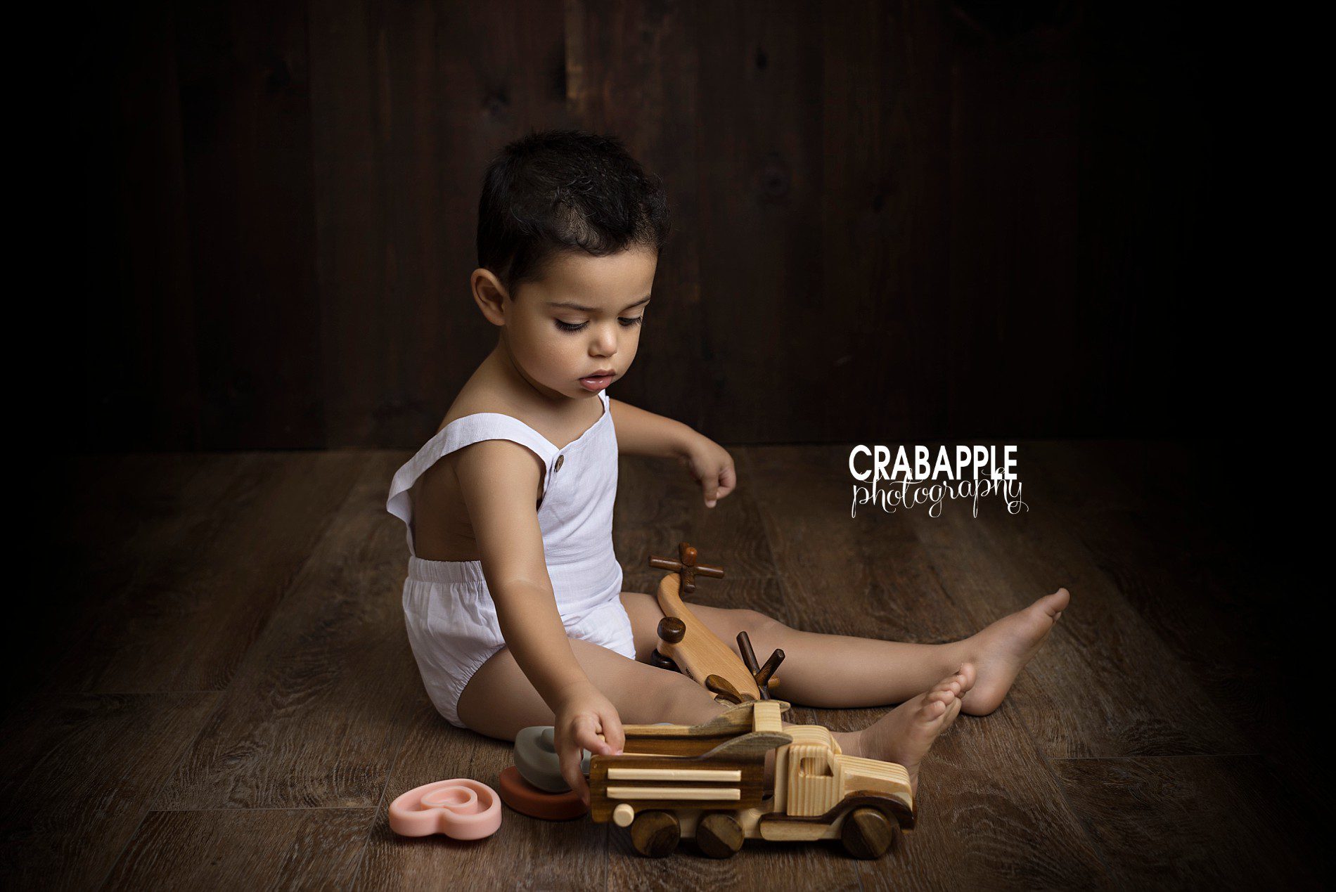 toddler portraits with toys