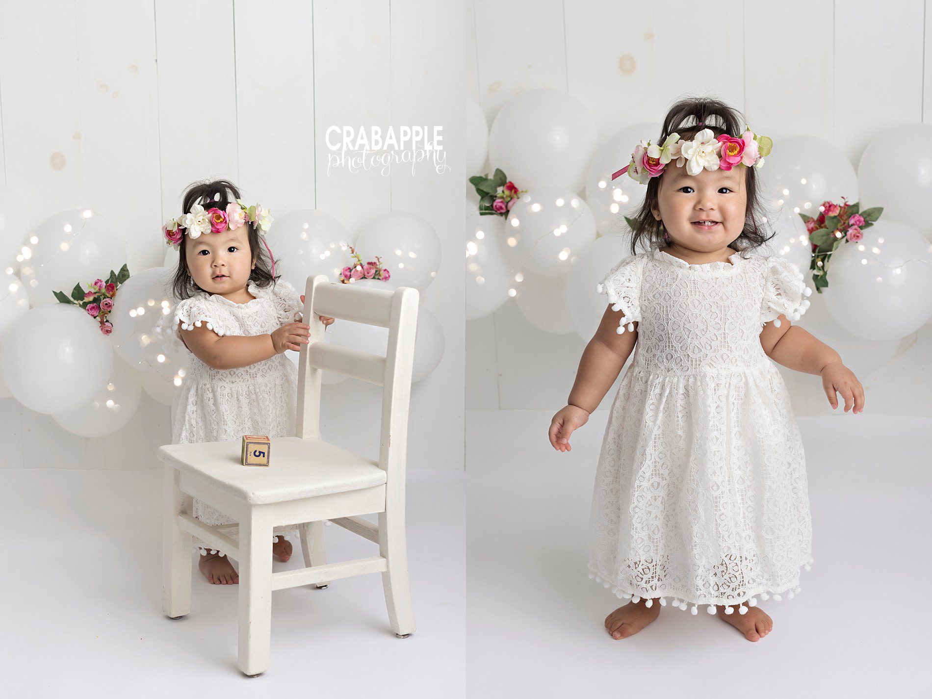 bright and airy 1 year photos