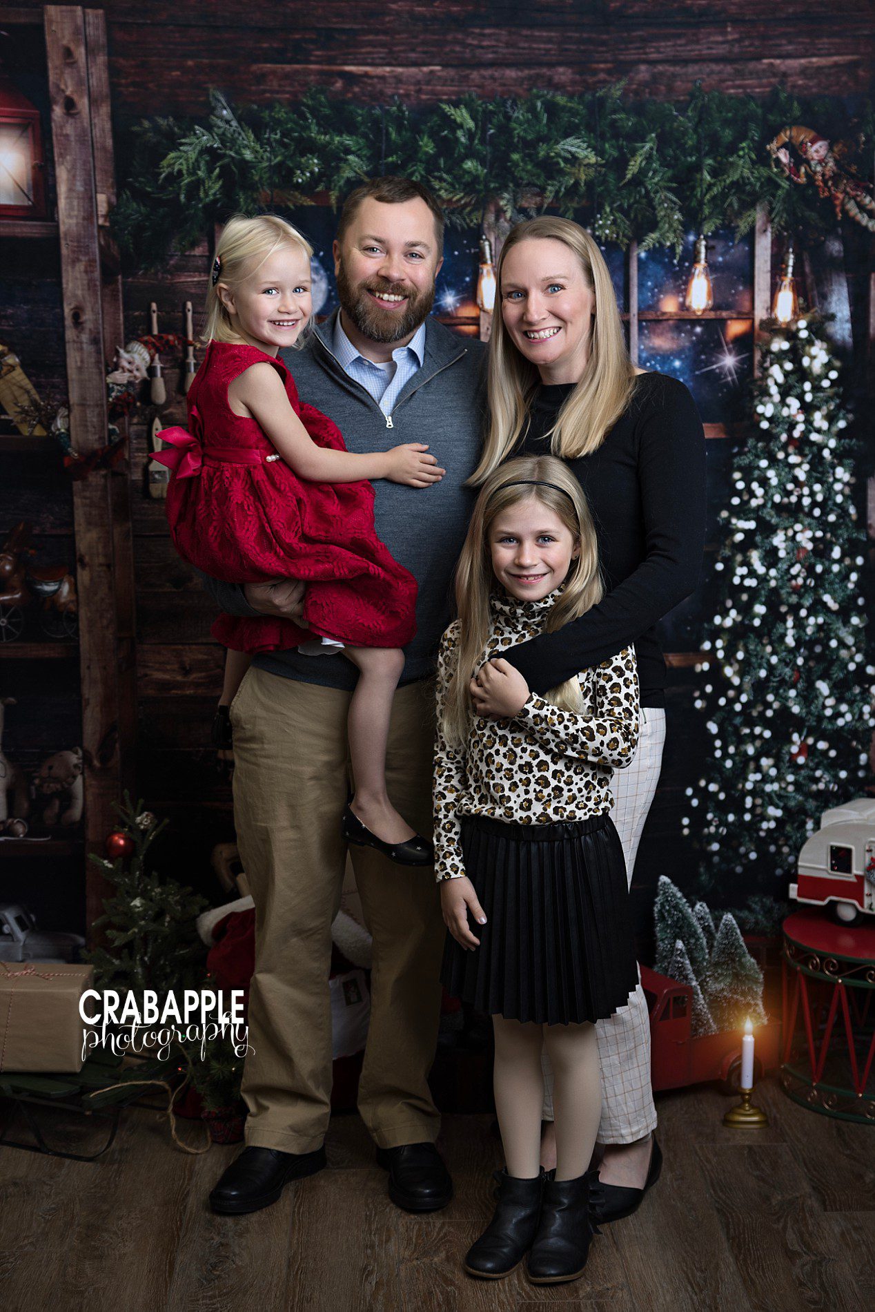 family portraits for the holidays