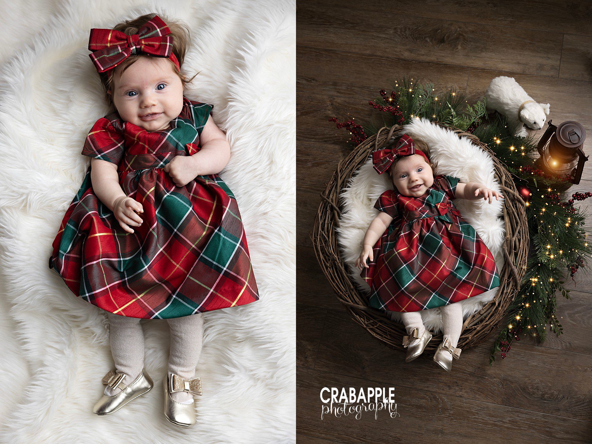 cute ideas for christmas baby pictures
