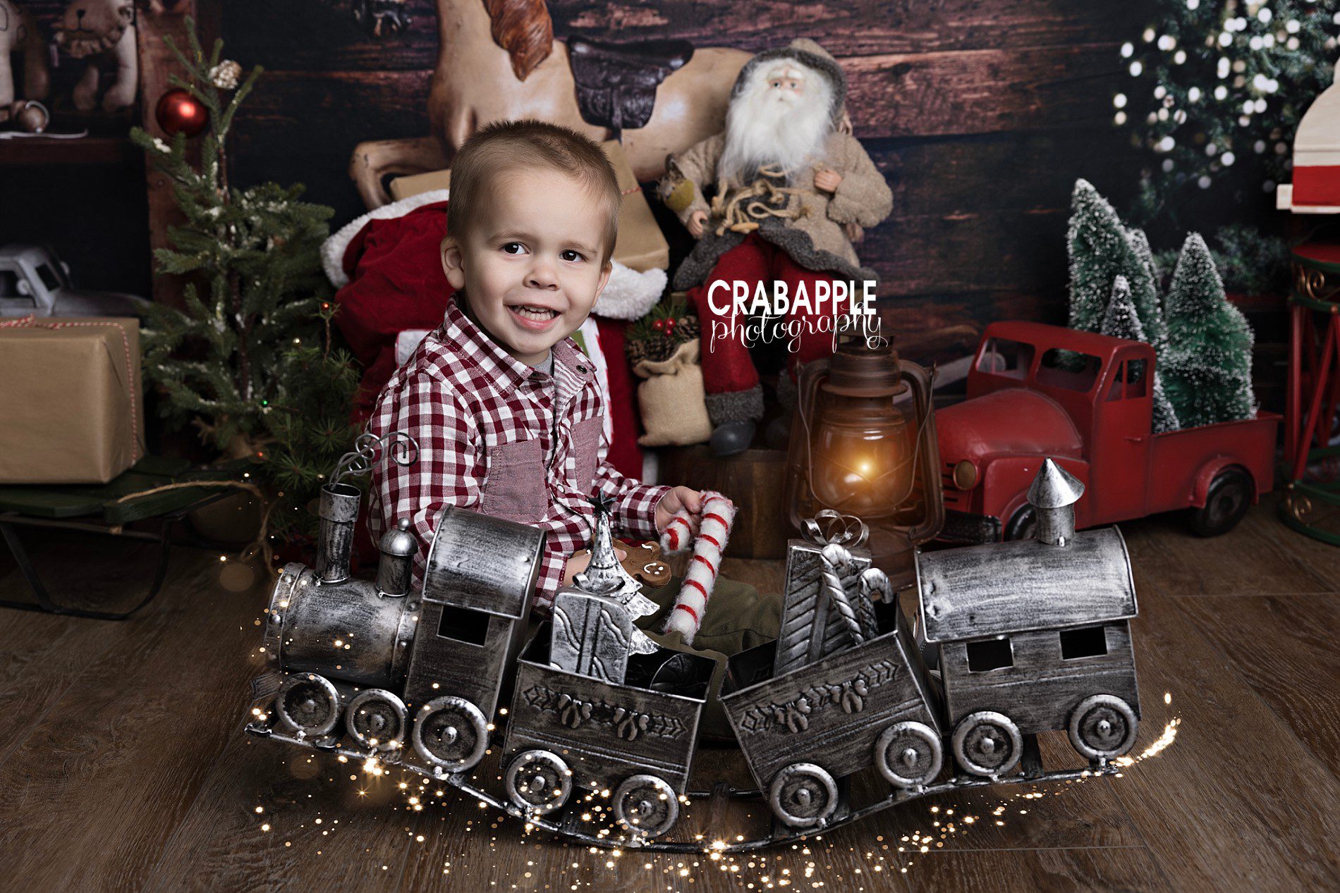 toddler and child portraits for the holidays