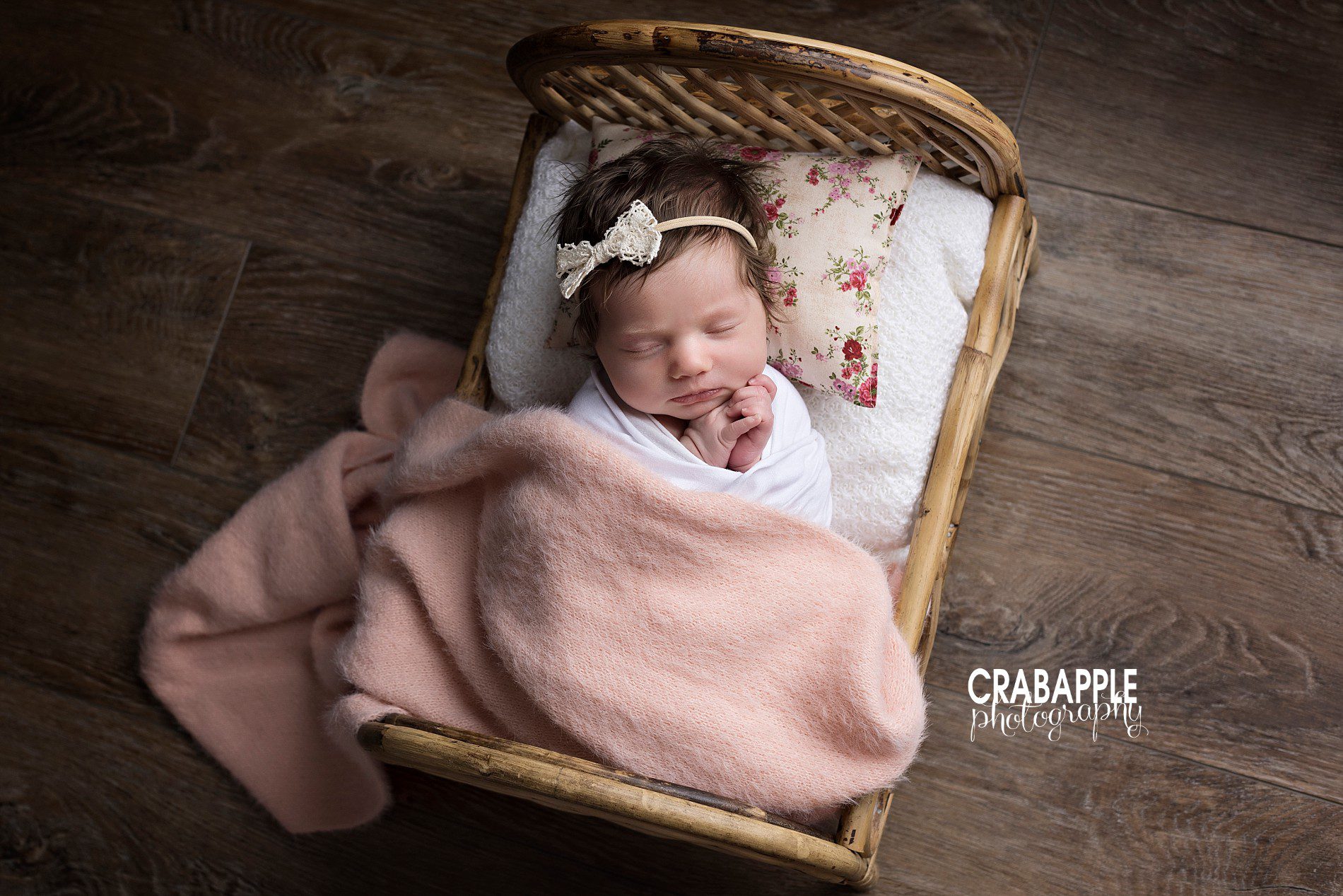 thumbnail image 2 of Newborn Photography Props Wood Detachable Bed Baby... – Grandado 2 of 10