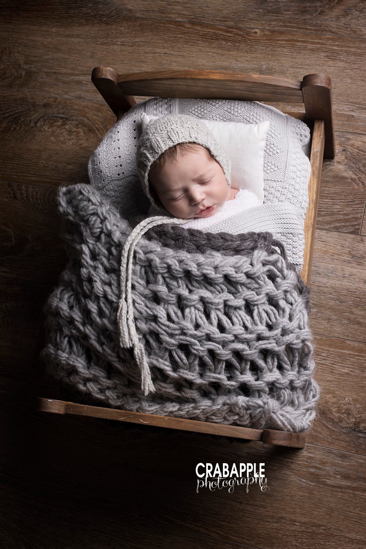 newborn portrait prop ideas tiny beds