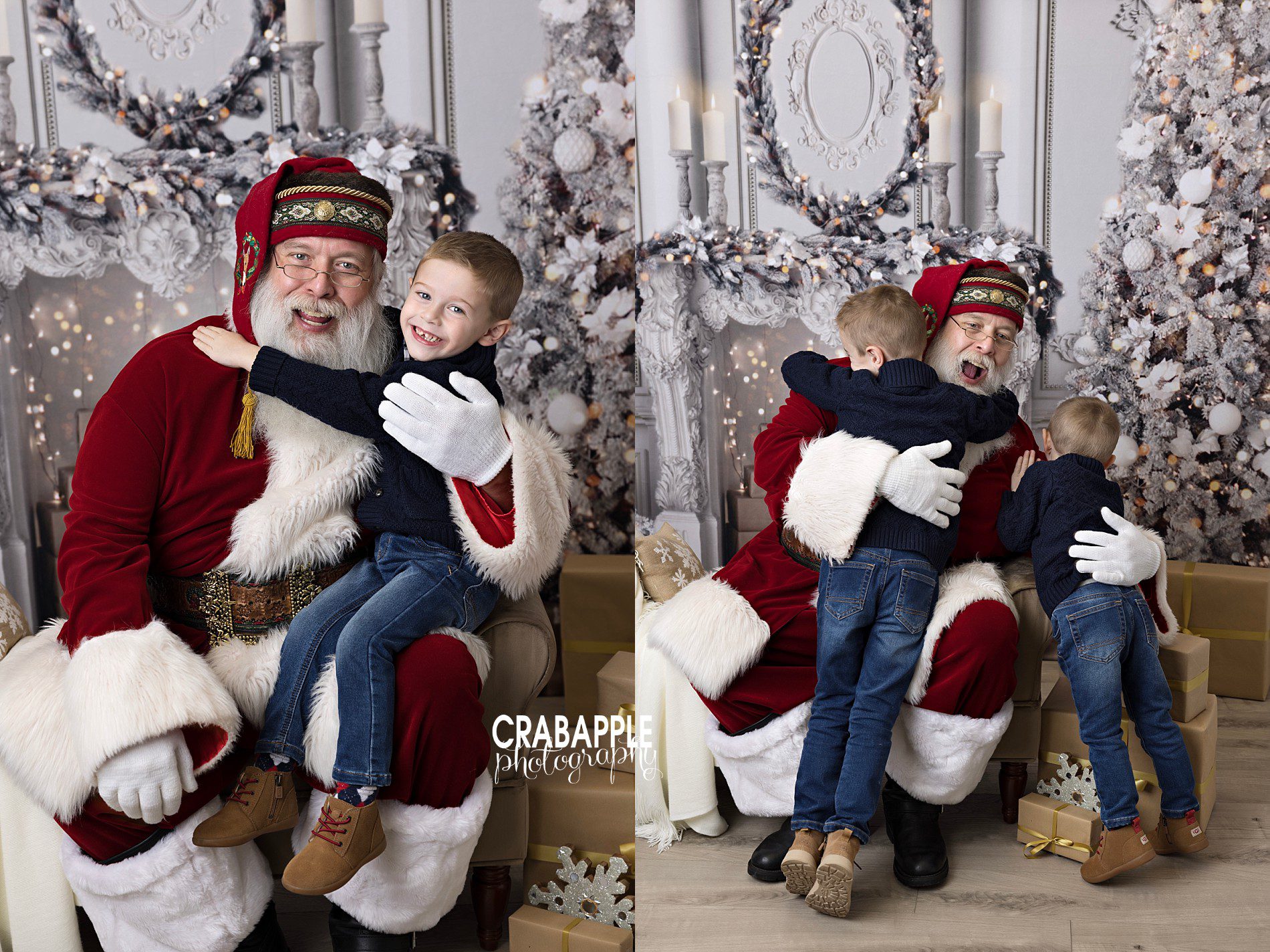 funny photos with santa