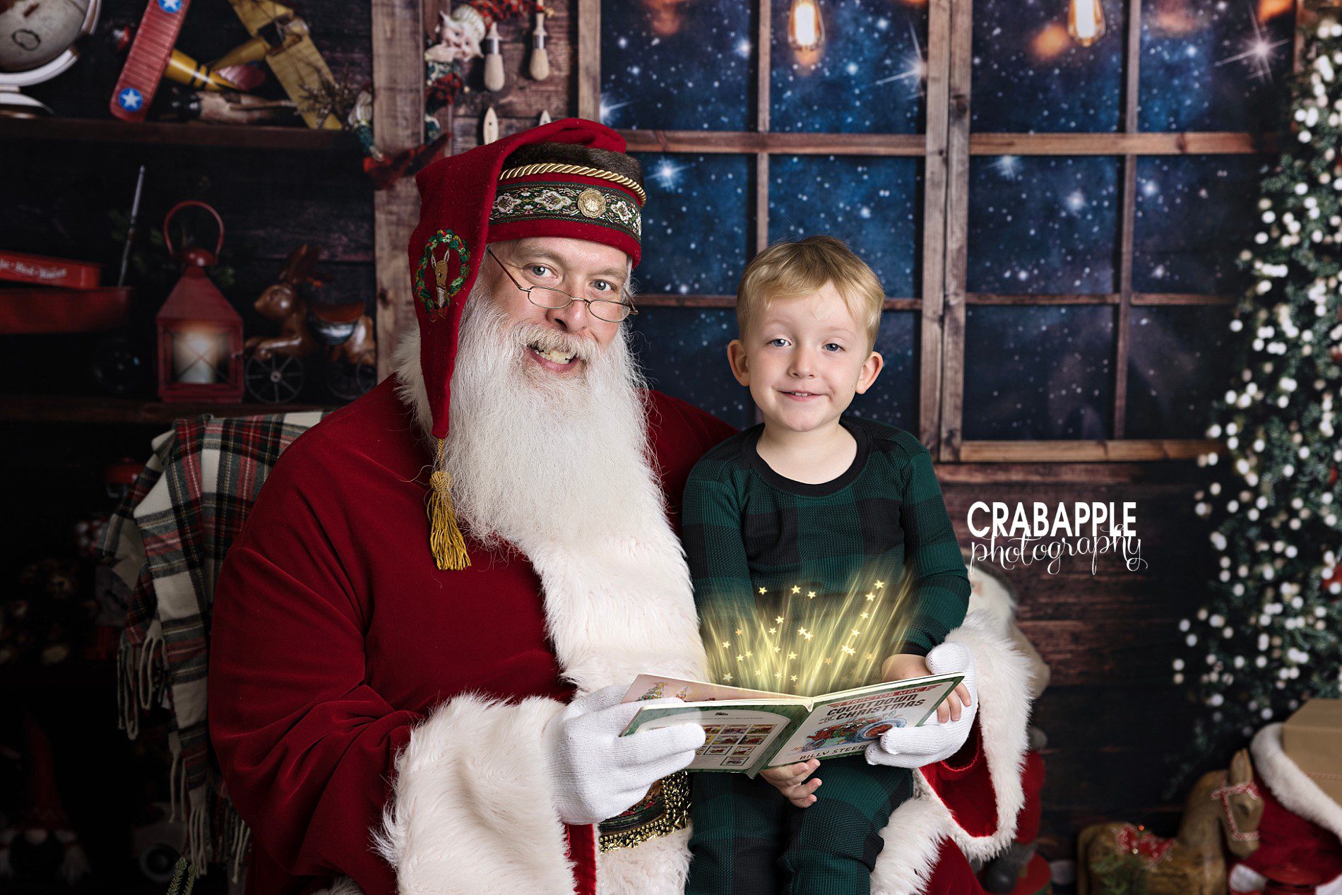 magical pictures with santa