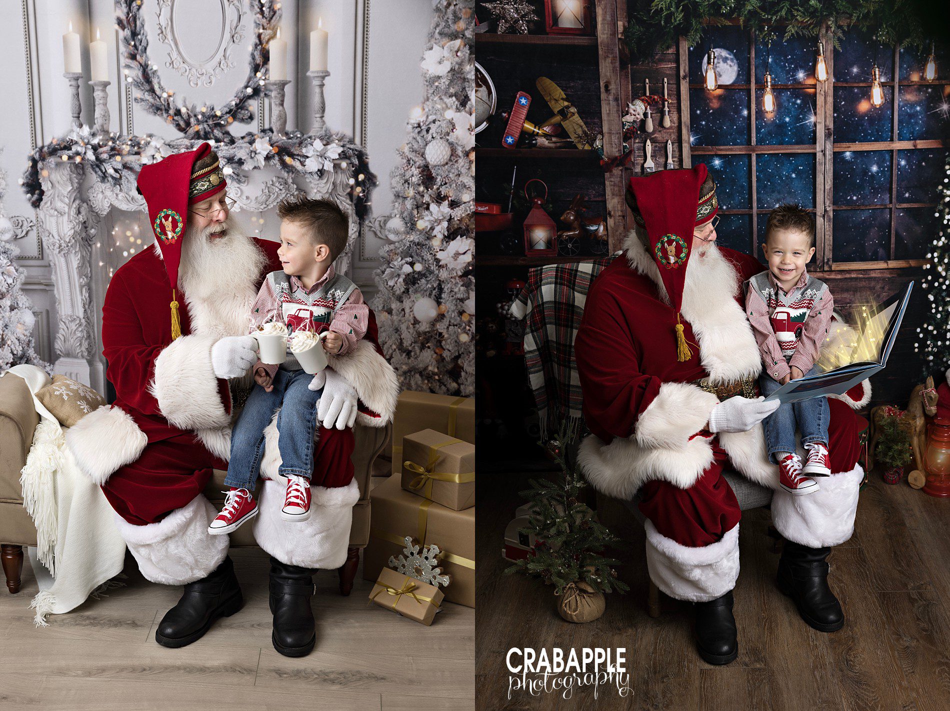 poses and props for santa claus photos