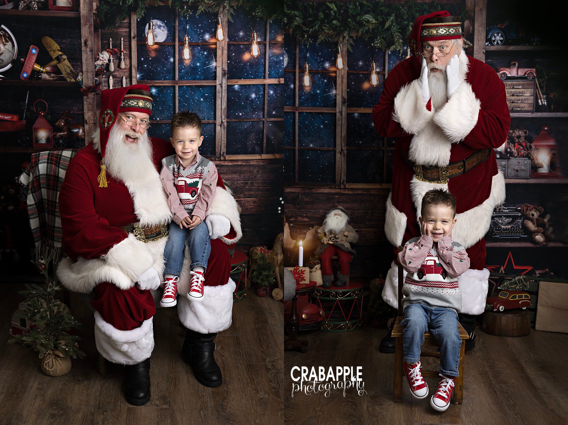 how to dress and pose for santa claus photos