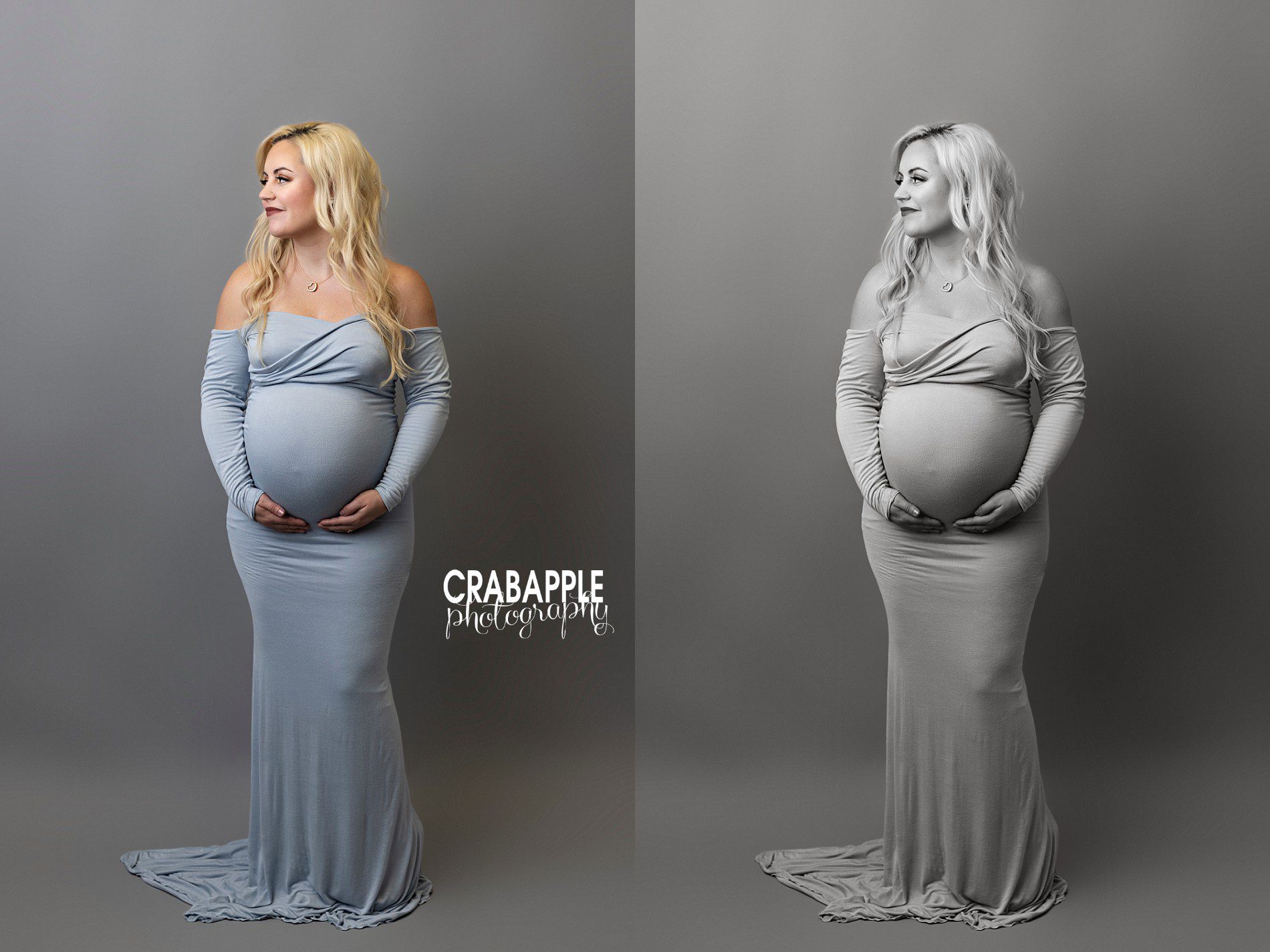 color vs black and white for maternity photos