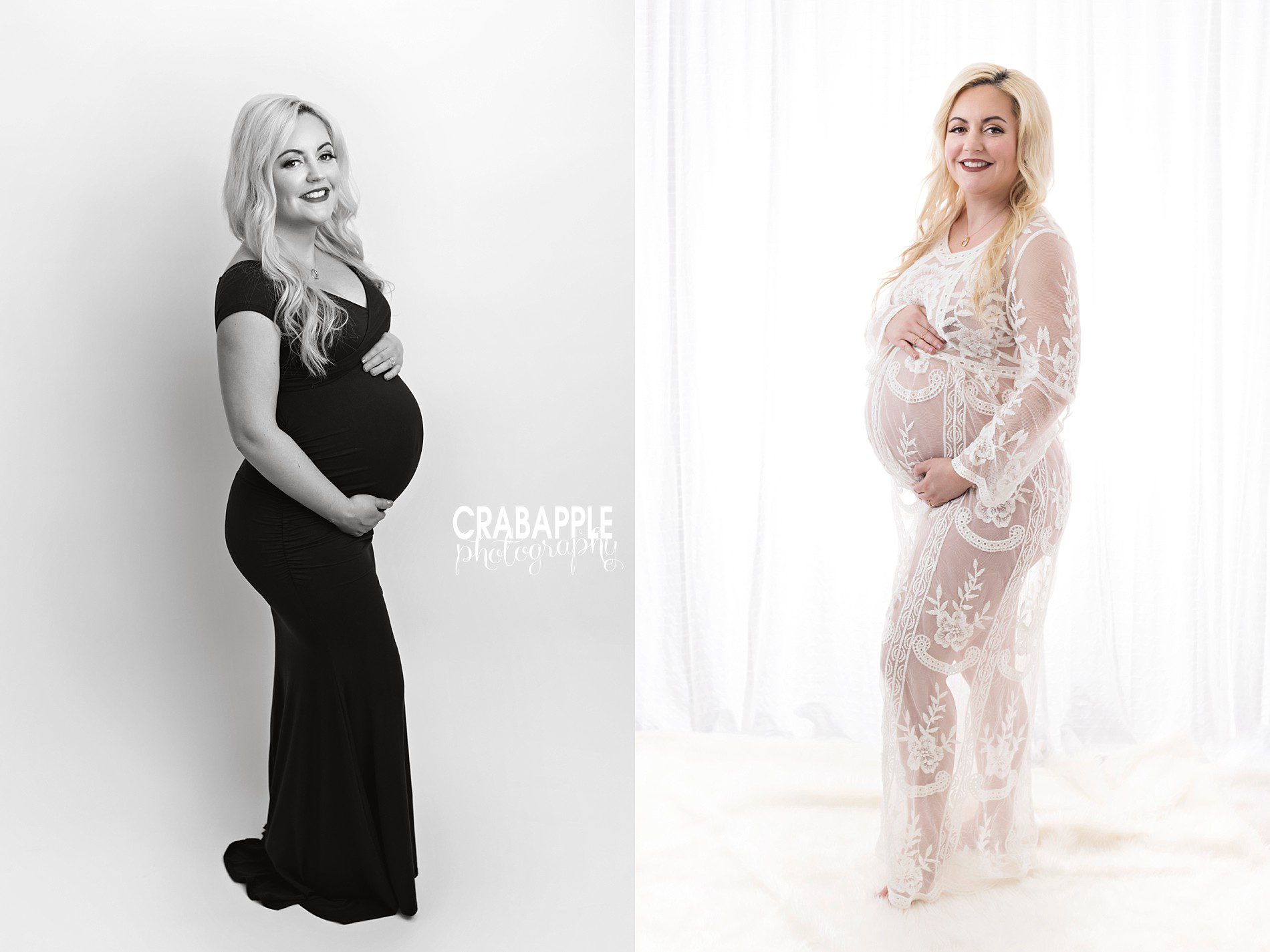 glamorous maternity portraits