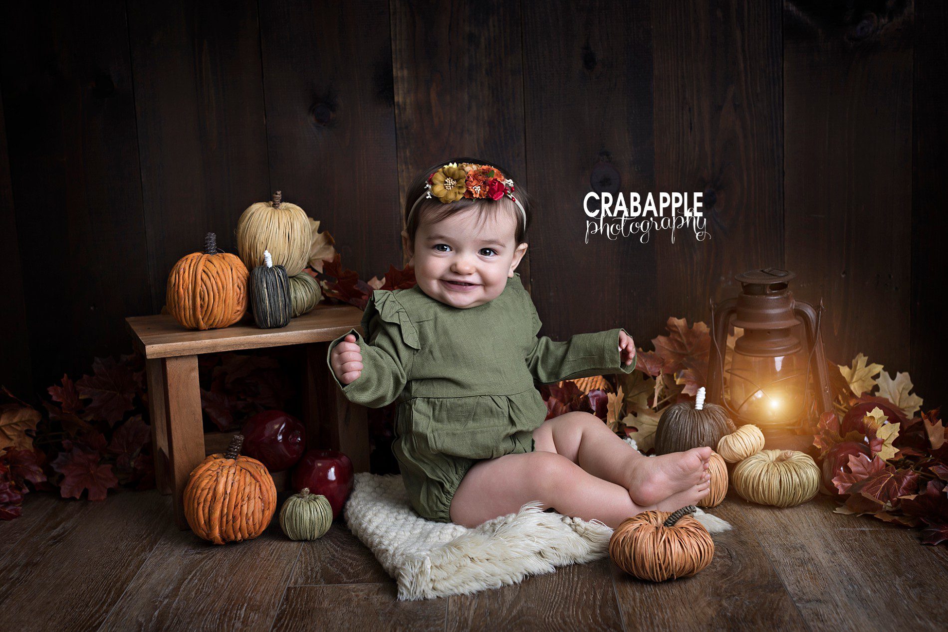 autumn themed baby pictures