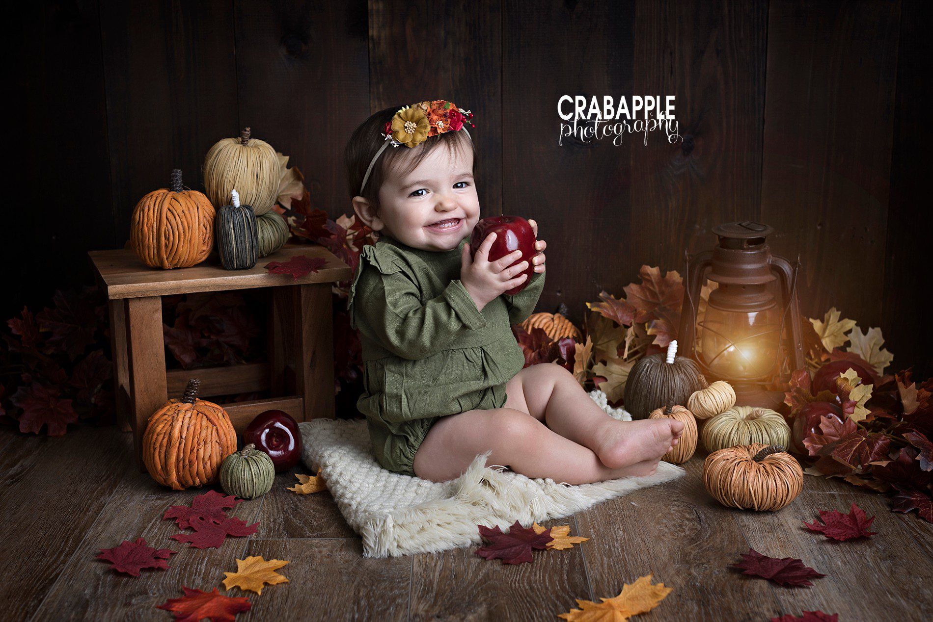 fall themed baby photos