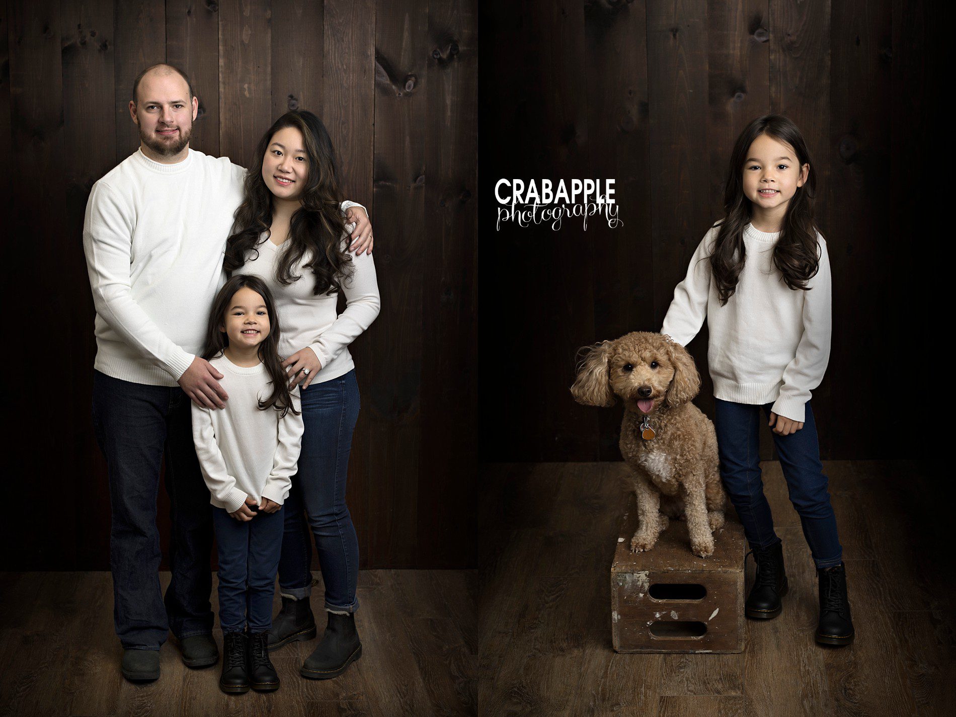 family and child portrait styling ideas casual