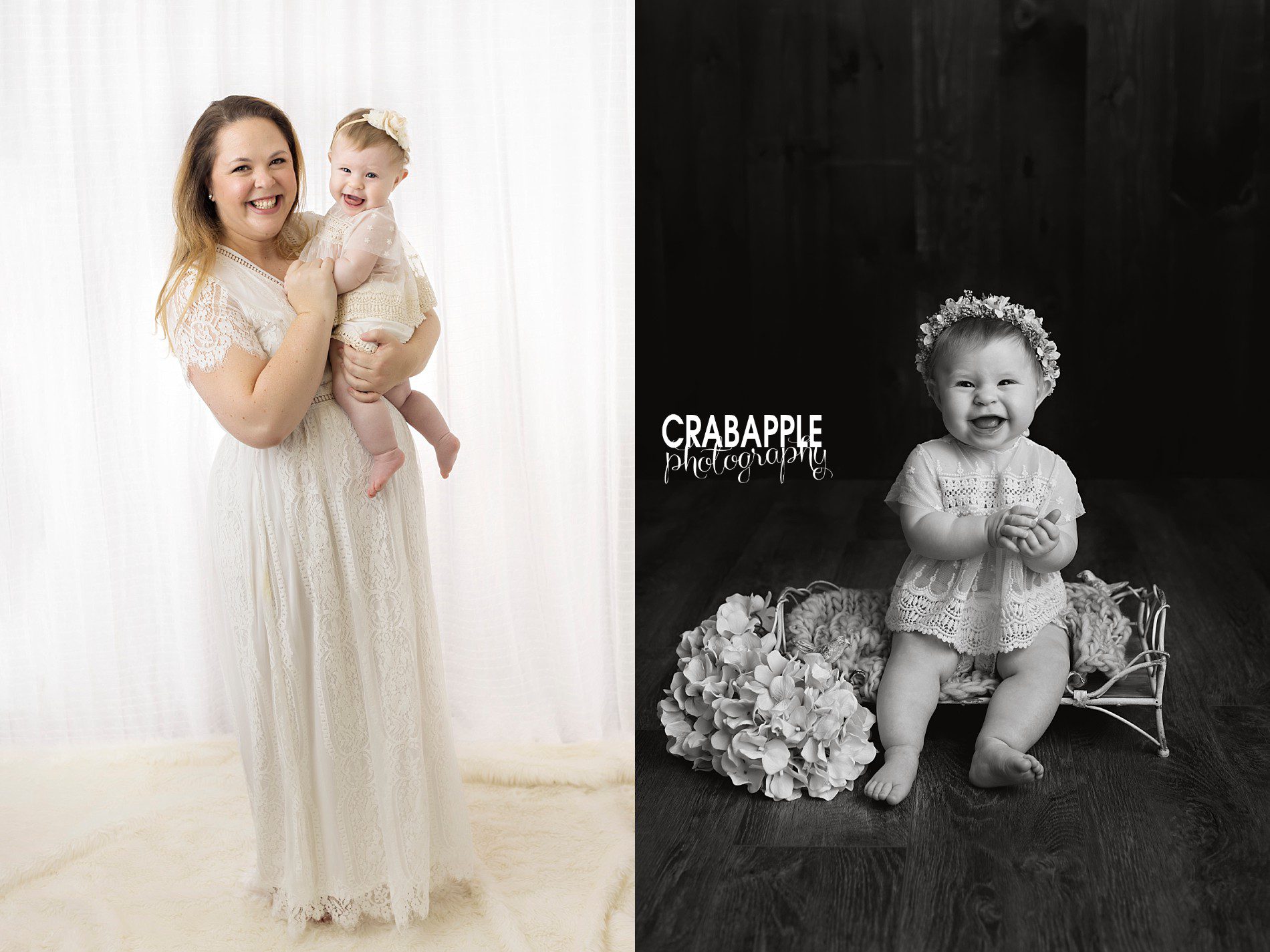 ideas for mother and baby photos 7 month old