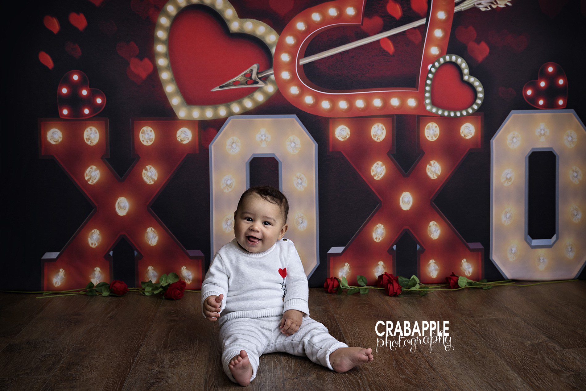 xoxo valentine's day photos for babies
