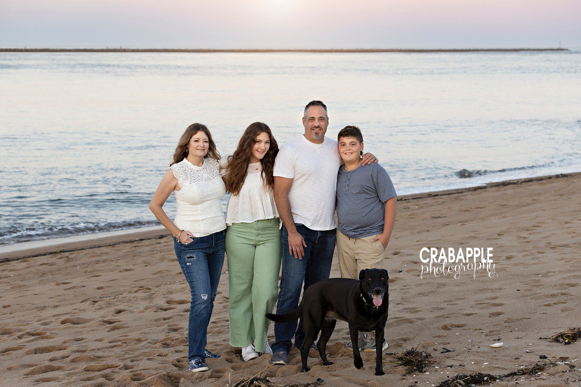 family pictures with dog